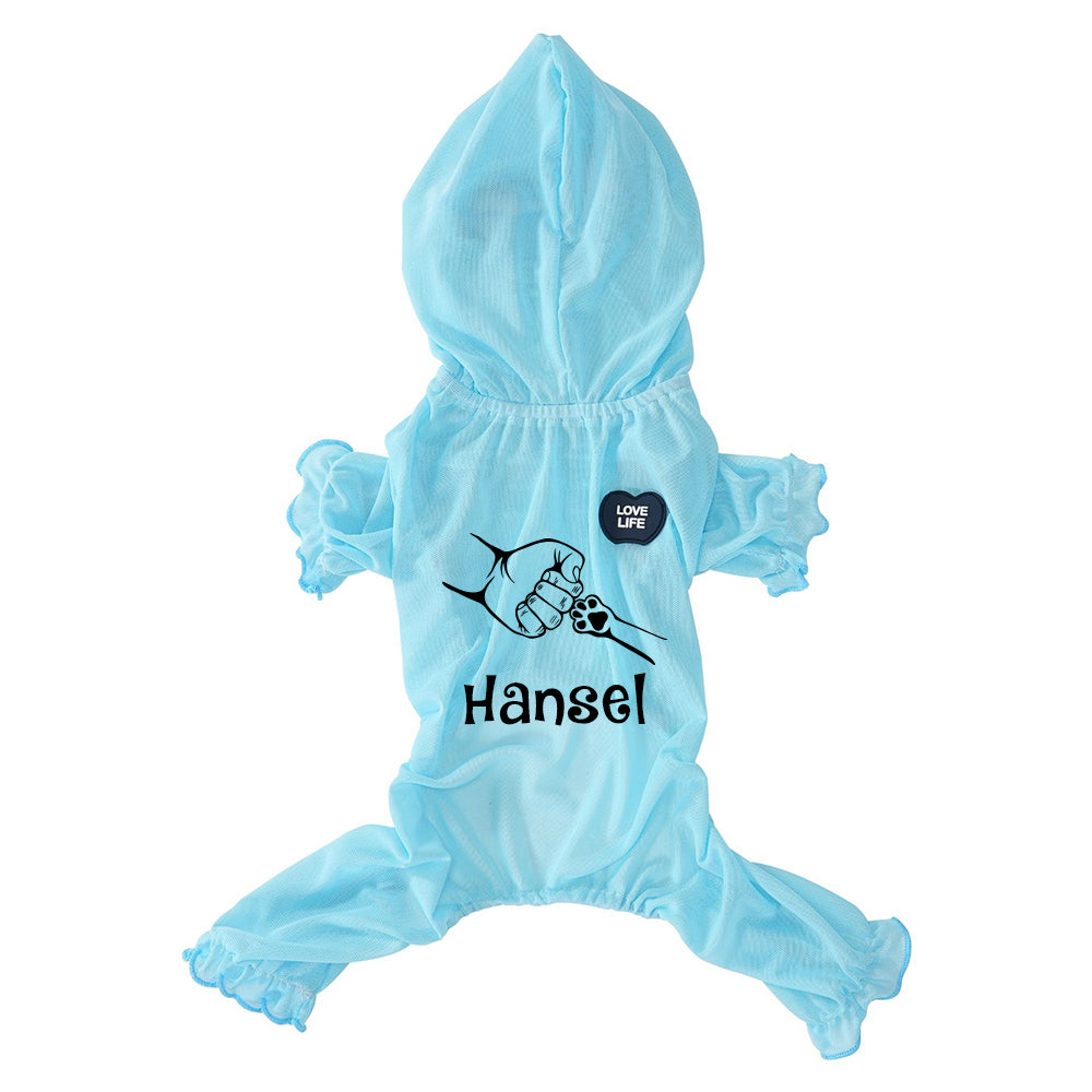 Personalisiertes Haustier-Onesie zum Schutz vor Sonne & Mücken | inCloth71