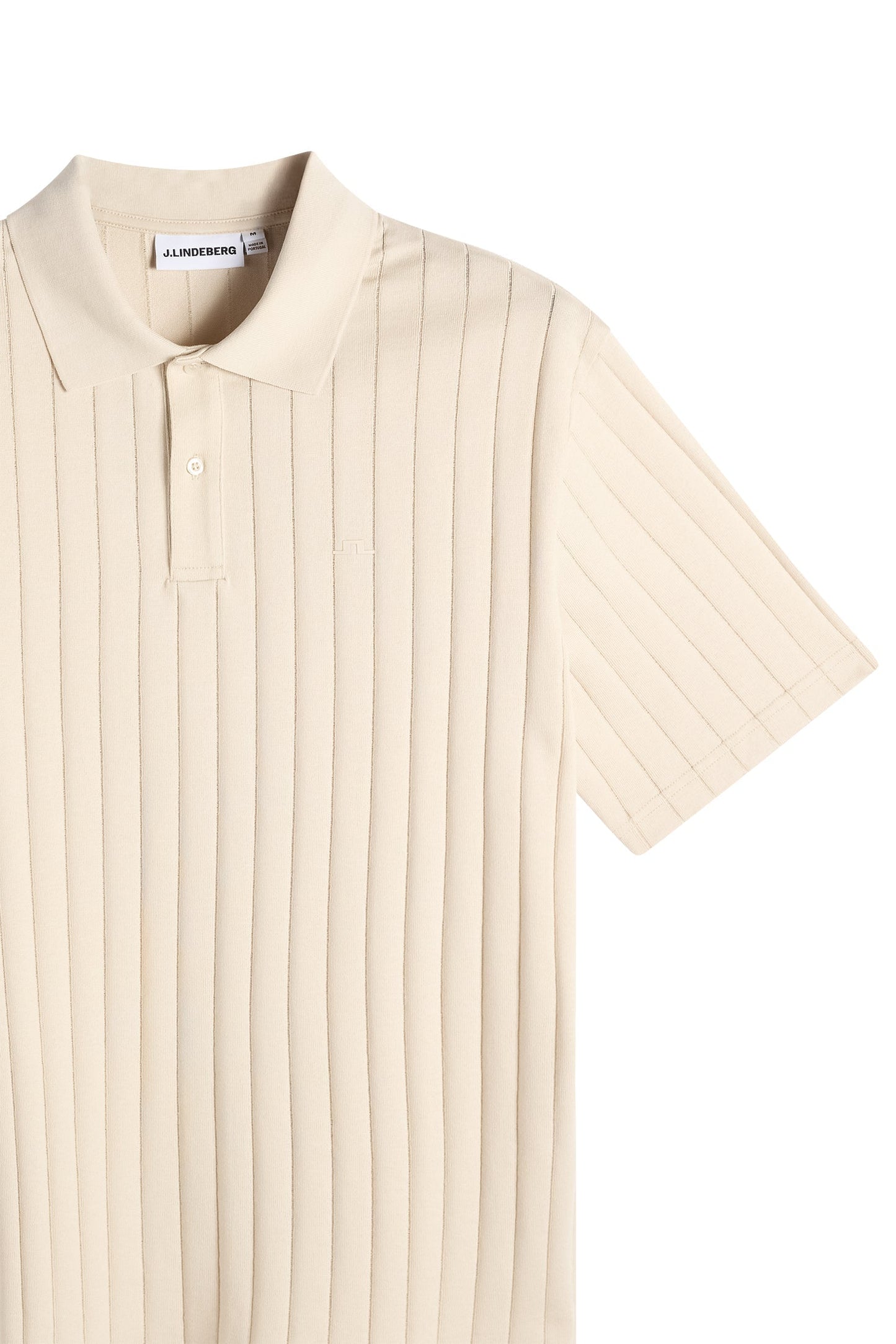 Simon Stripe Polo / Moonbeam