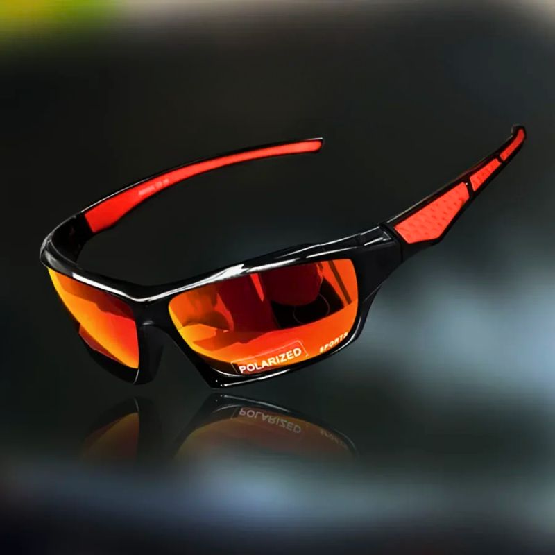 Lunettes de soleil de sport polarisées UV400 – Unisexe pour l'extérieur et la conduite