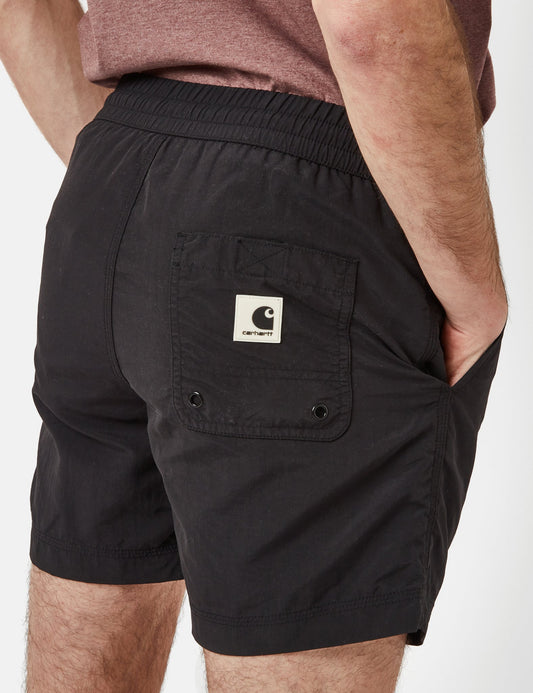 Badeshorts Drift – Schwarz