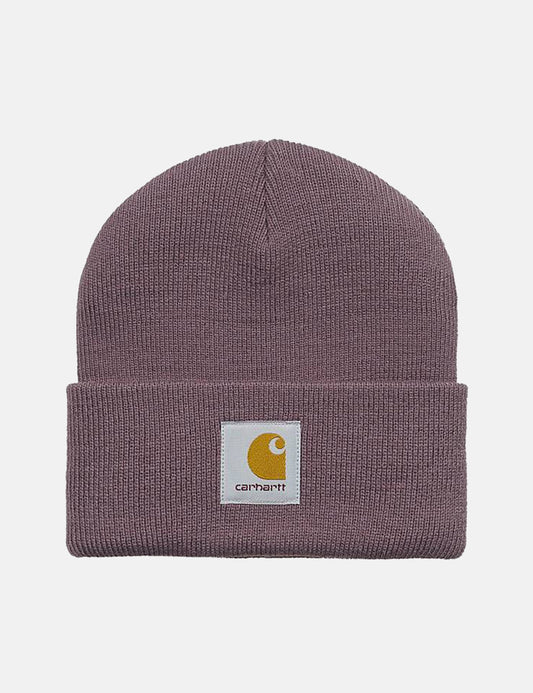 Kurze Beanie-Mütze - Nebel-Distel-Rosa