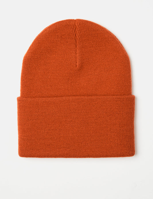 Mütze Beanie - Ziegelrot