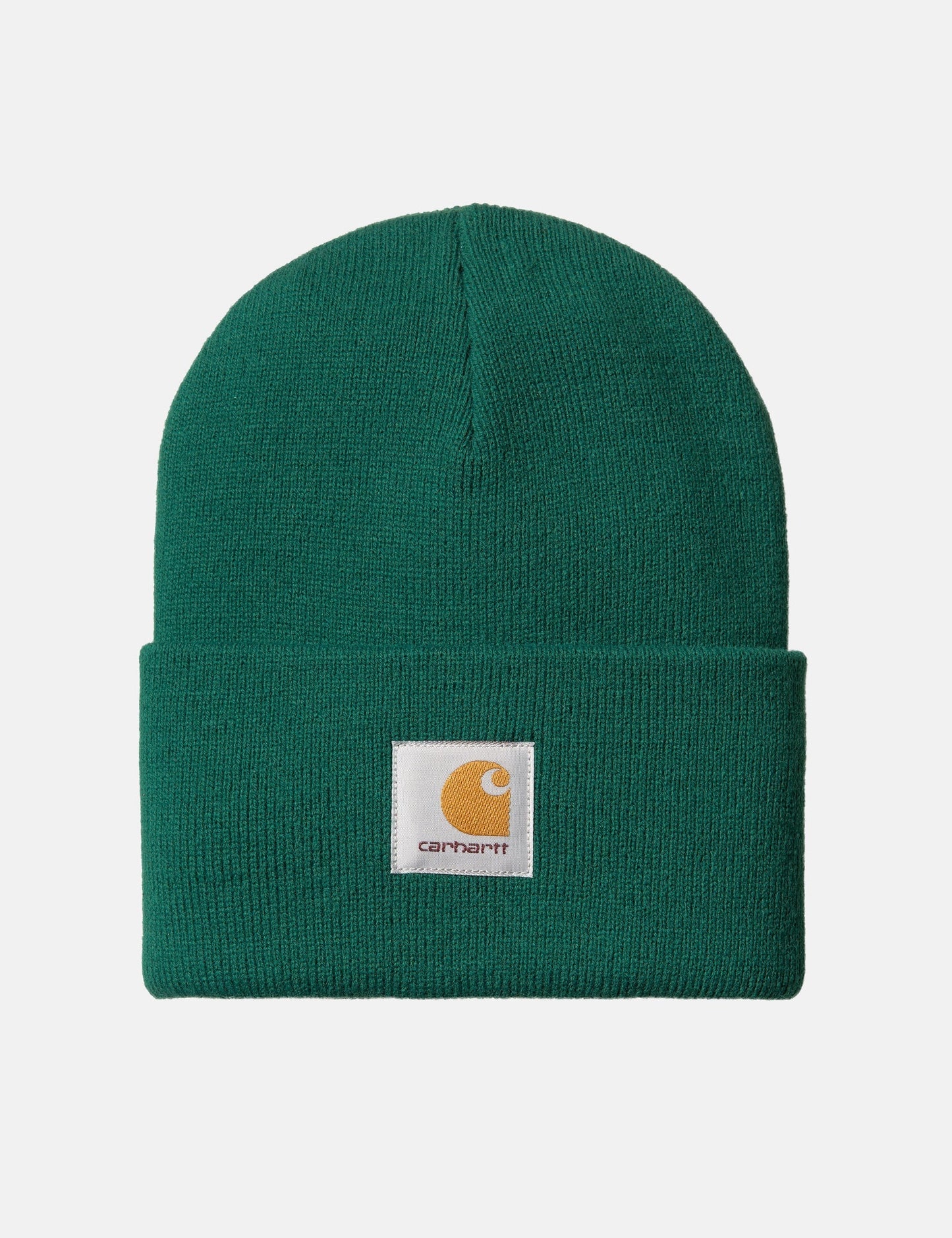 Bonnet en acrylique avec manchette - Vert cerfeuil