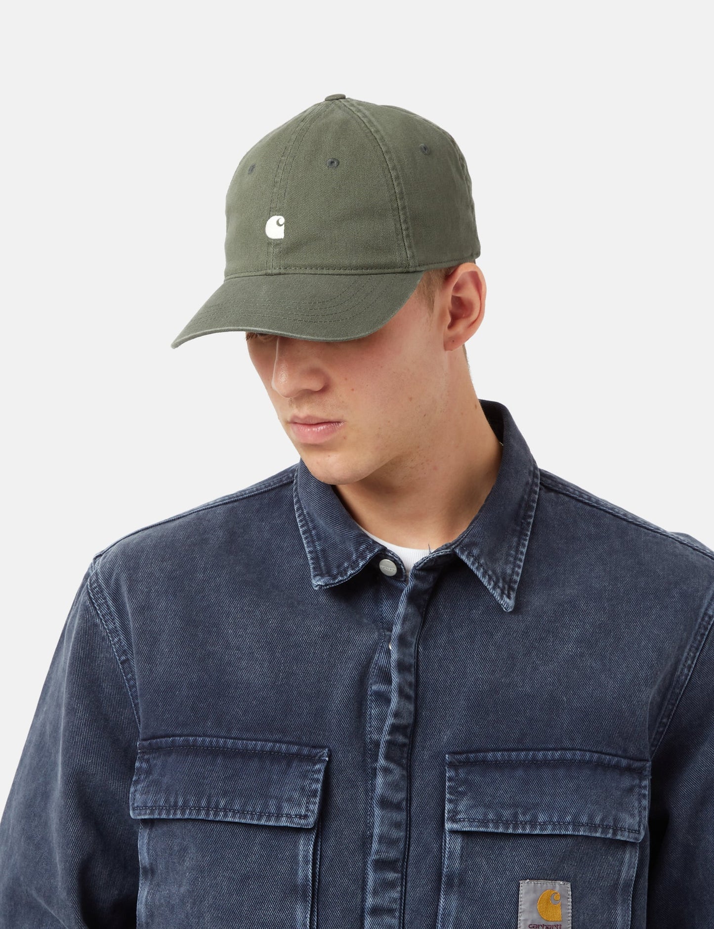 Casquette Madison Logo - Vert Buis/Cire