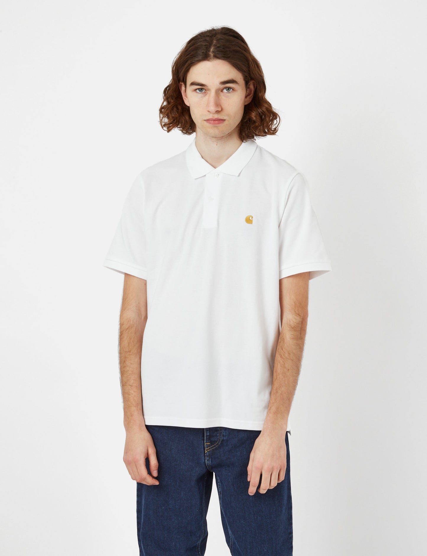 Polo Chase Piqué - Blanc