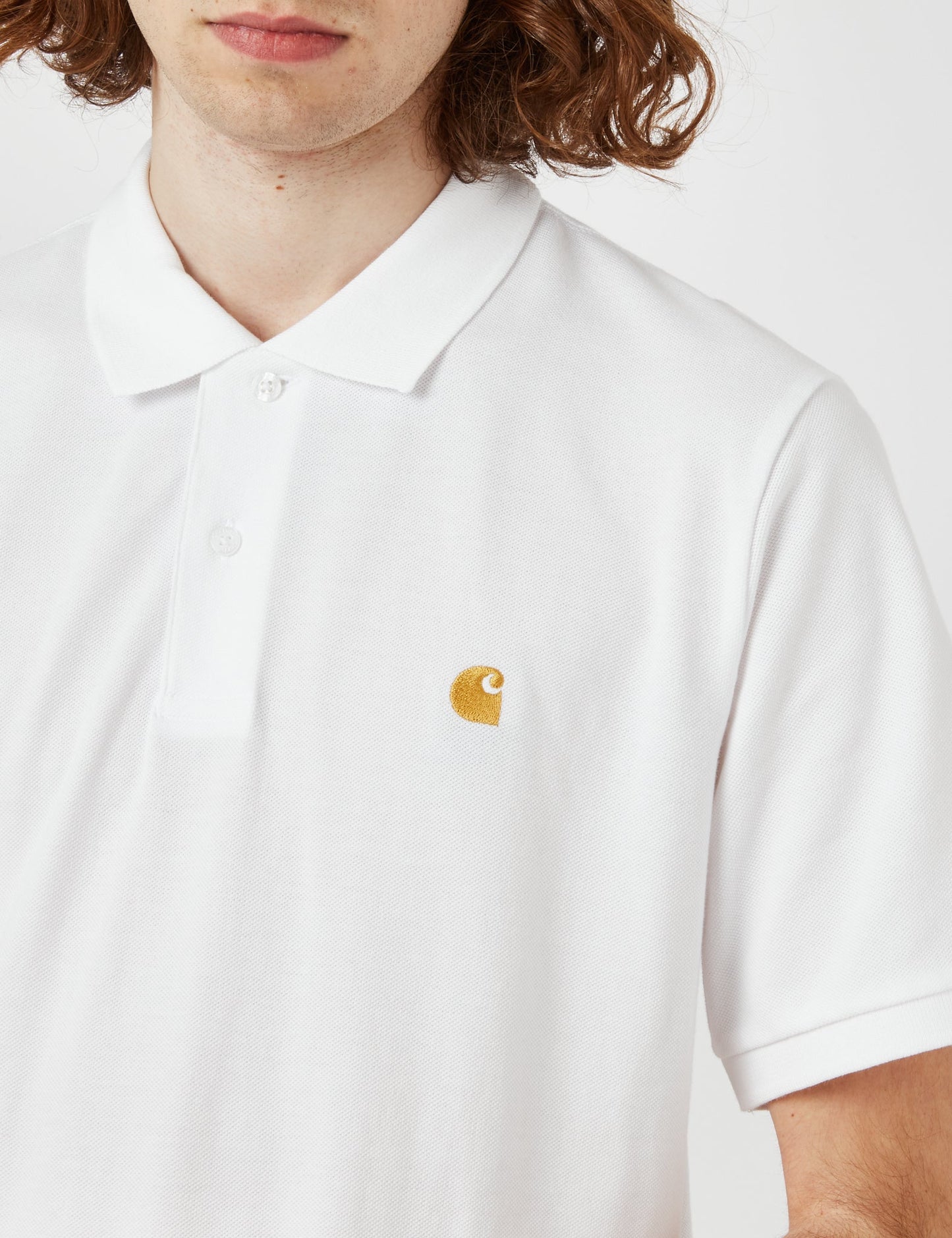 Polo Chase Piqué - Blanc