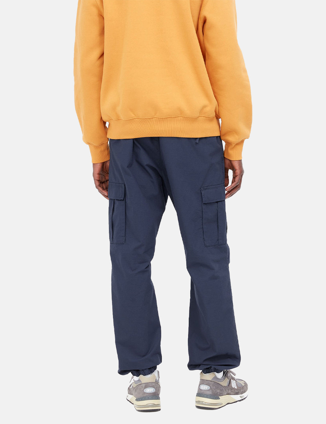 Pantalon cargo de jogging (Ripstop) - Bleu gentiane