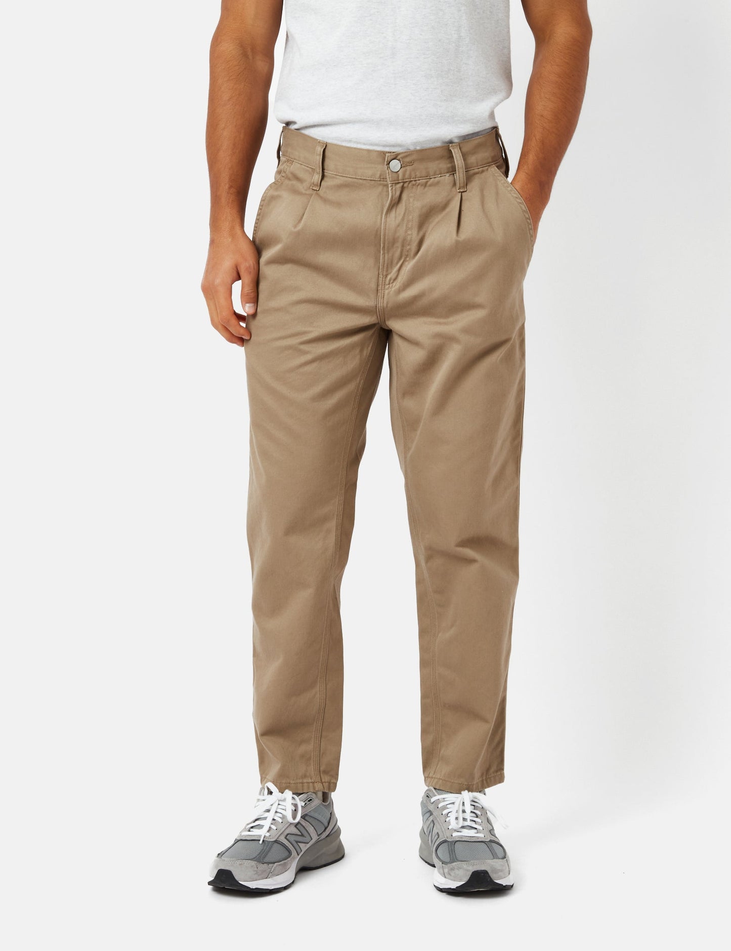 Abbott Pant (Regular Tapered) - Leather Beige