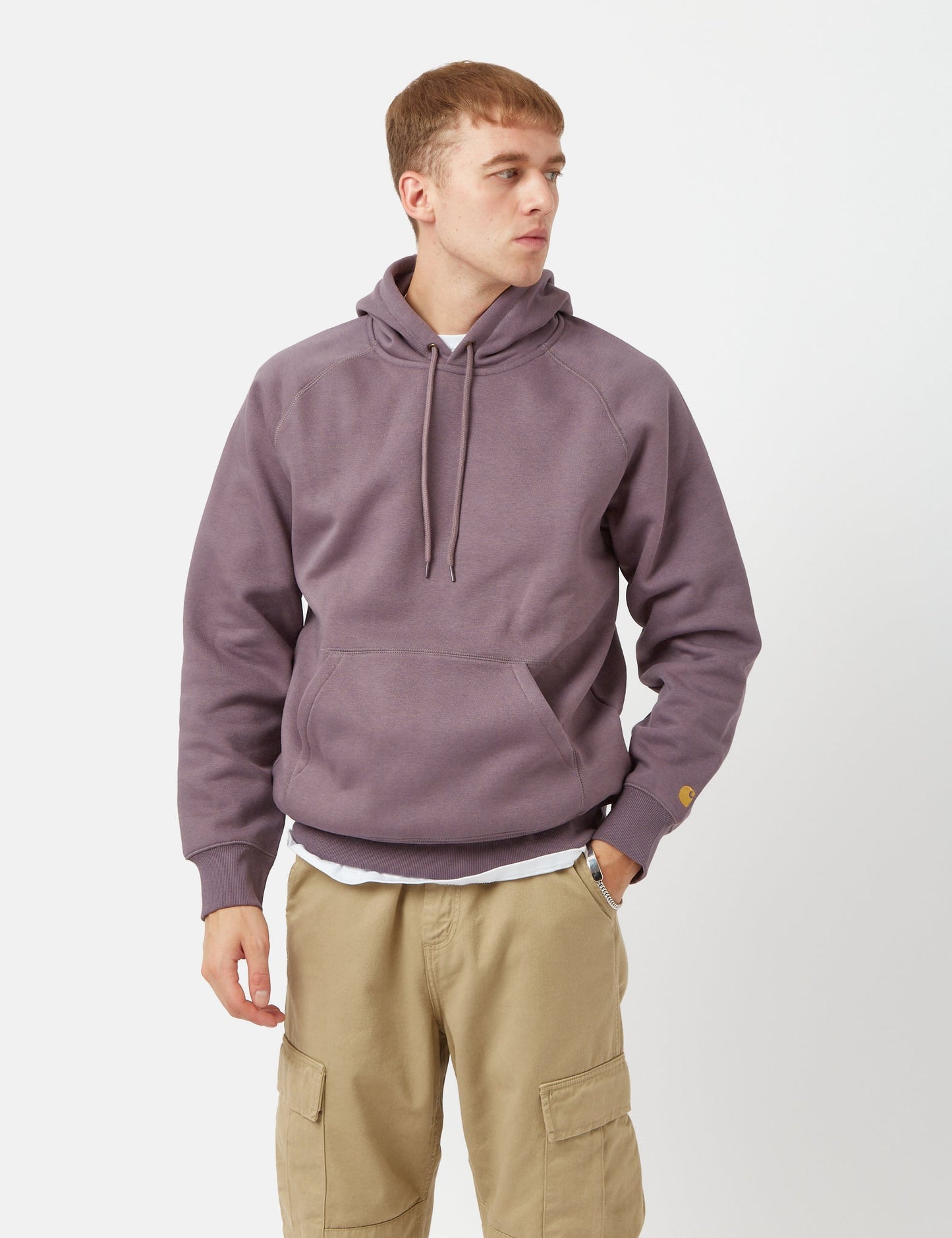 Sweat à capuche Chase - Gris miroir