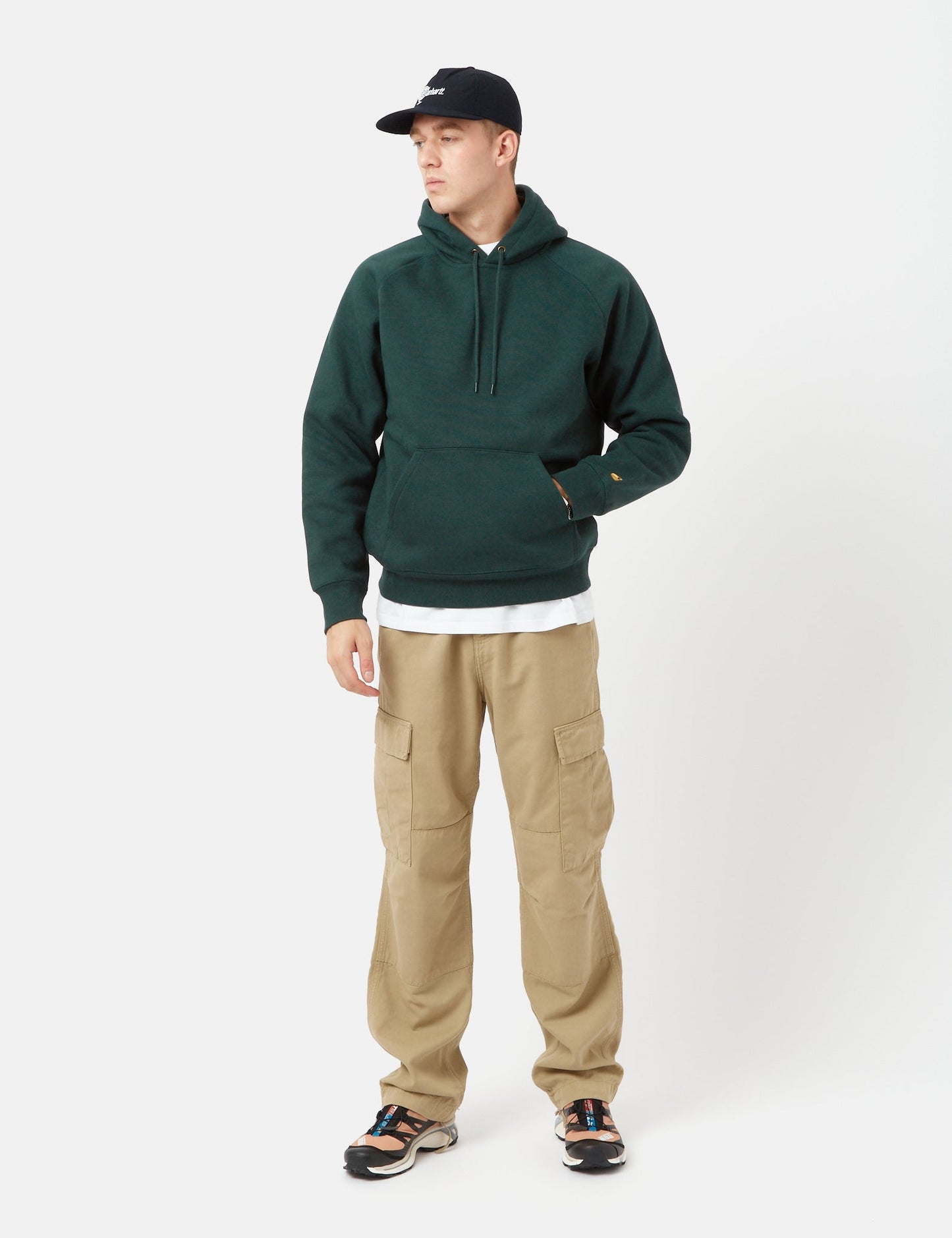 Sweat-shirt à capuche Chase - Vert genévrier