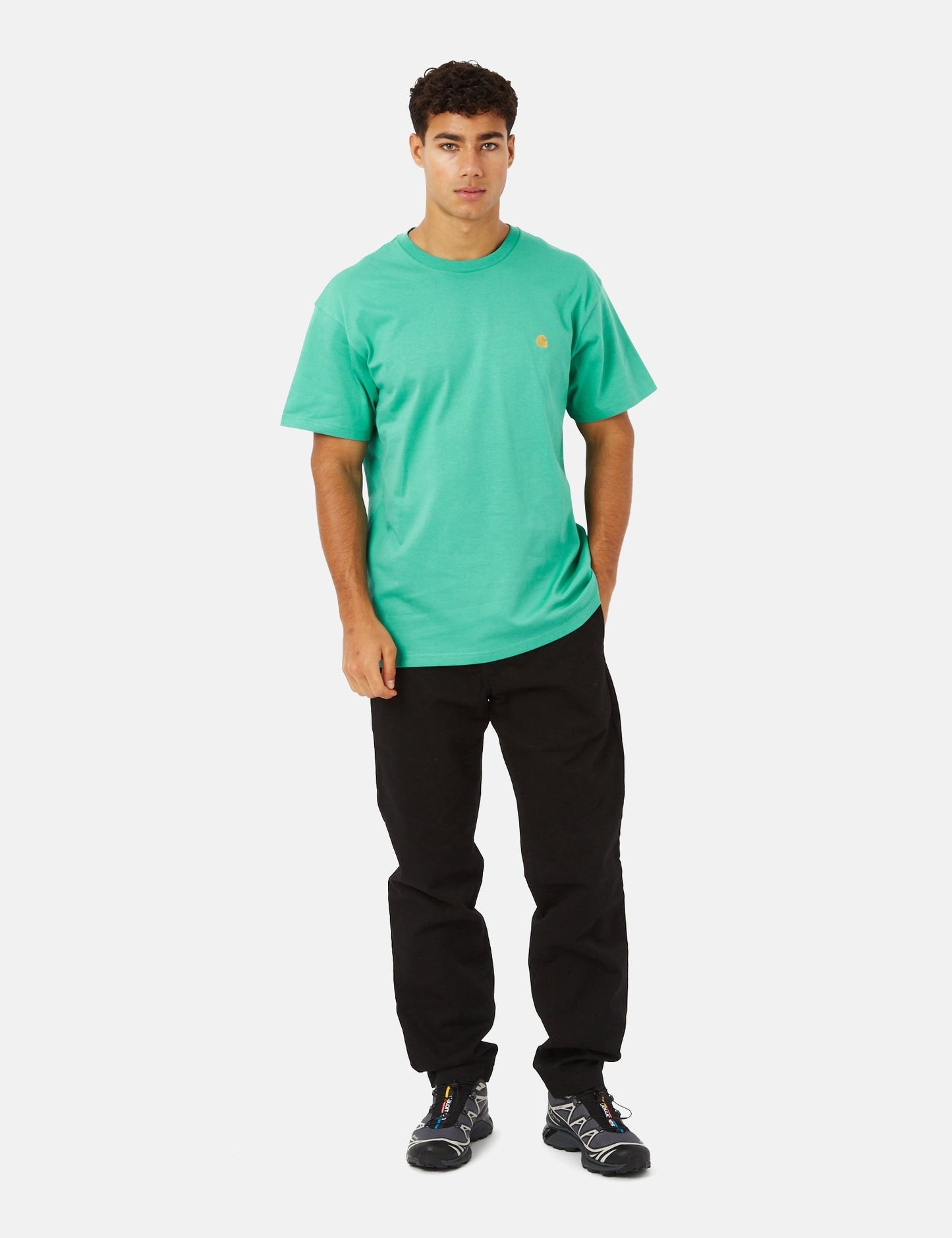 T-shirt Chase (ample) - Vert sarcelle