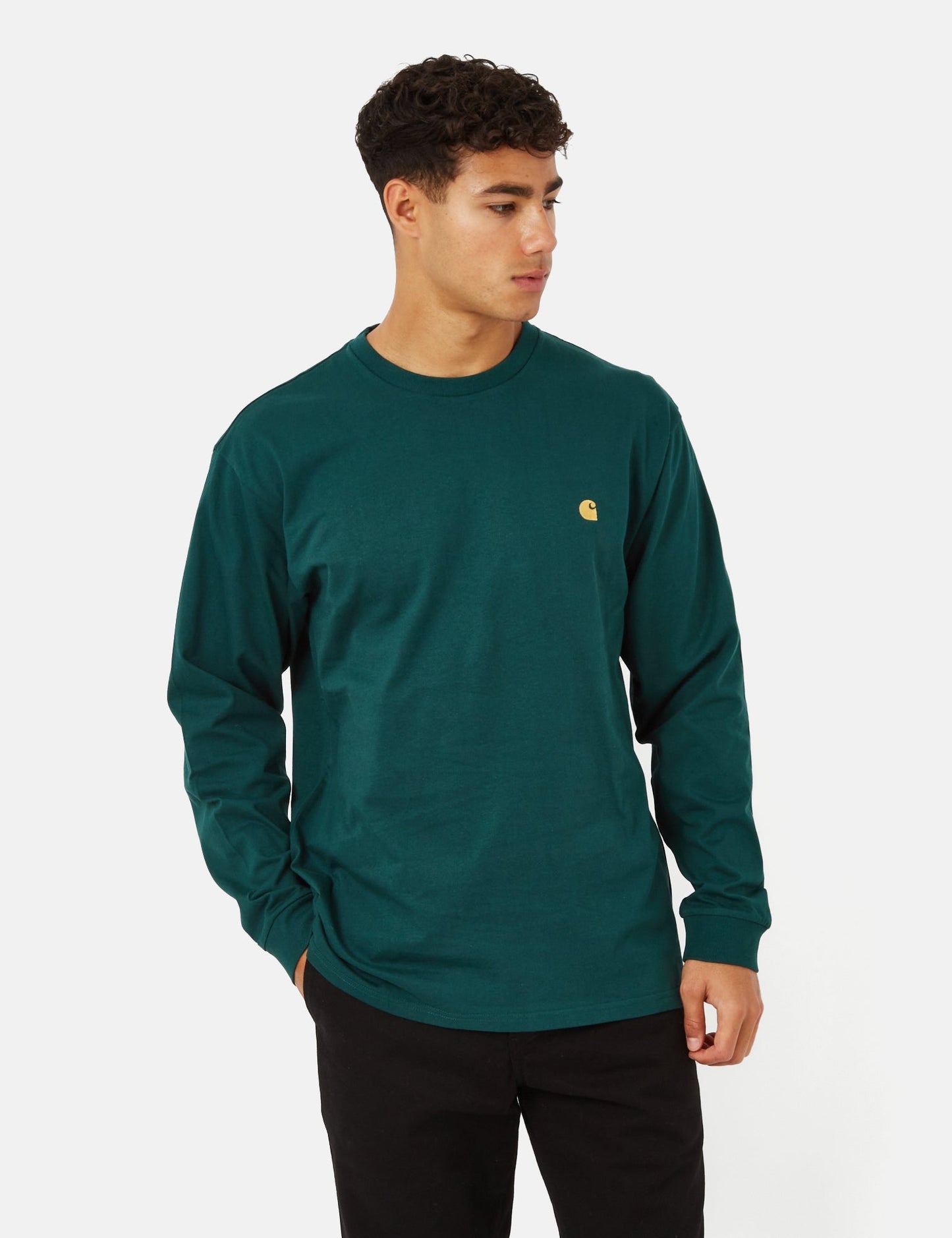 T-shirt à manches longues Chase (ample) - Vert Jura