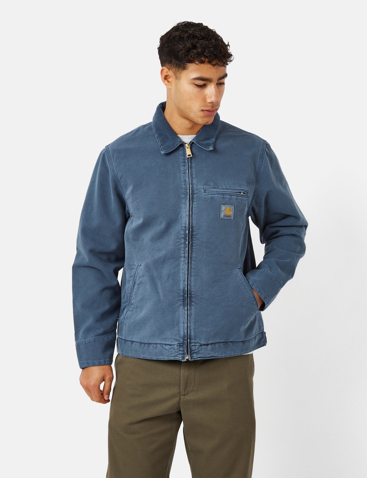 Veste Detroit (biologique) - Bleu Piscine