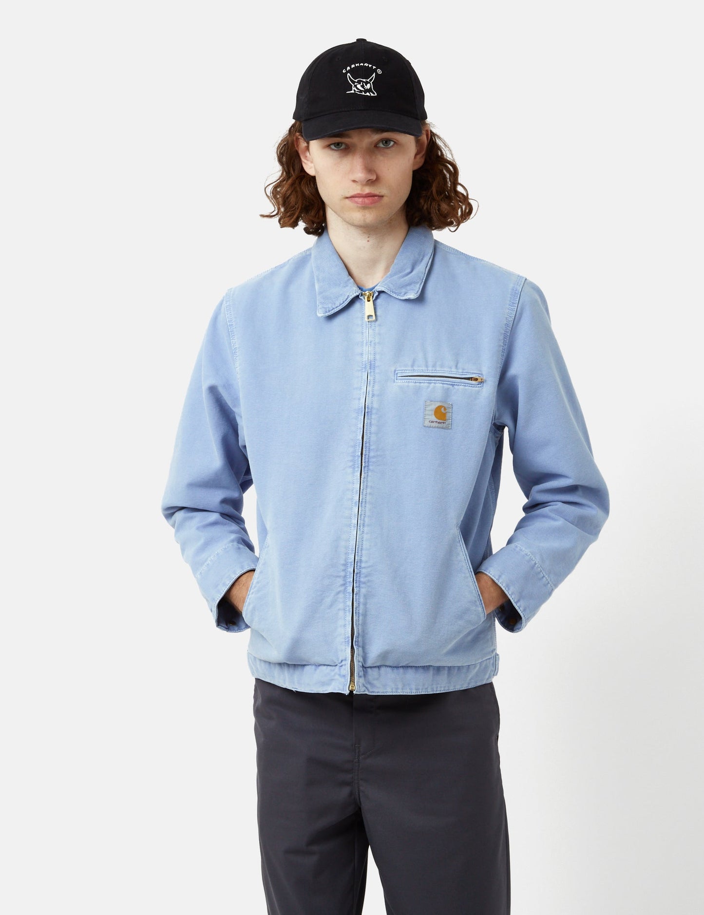 Veste Detroit (biologique) - Bleu Piscine