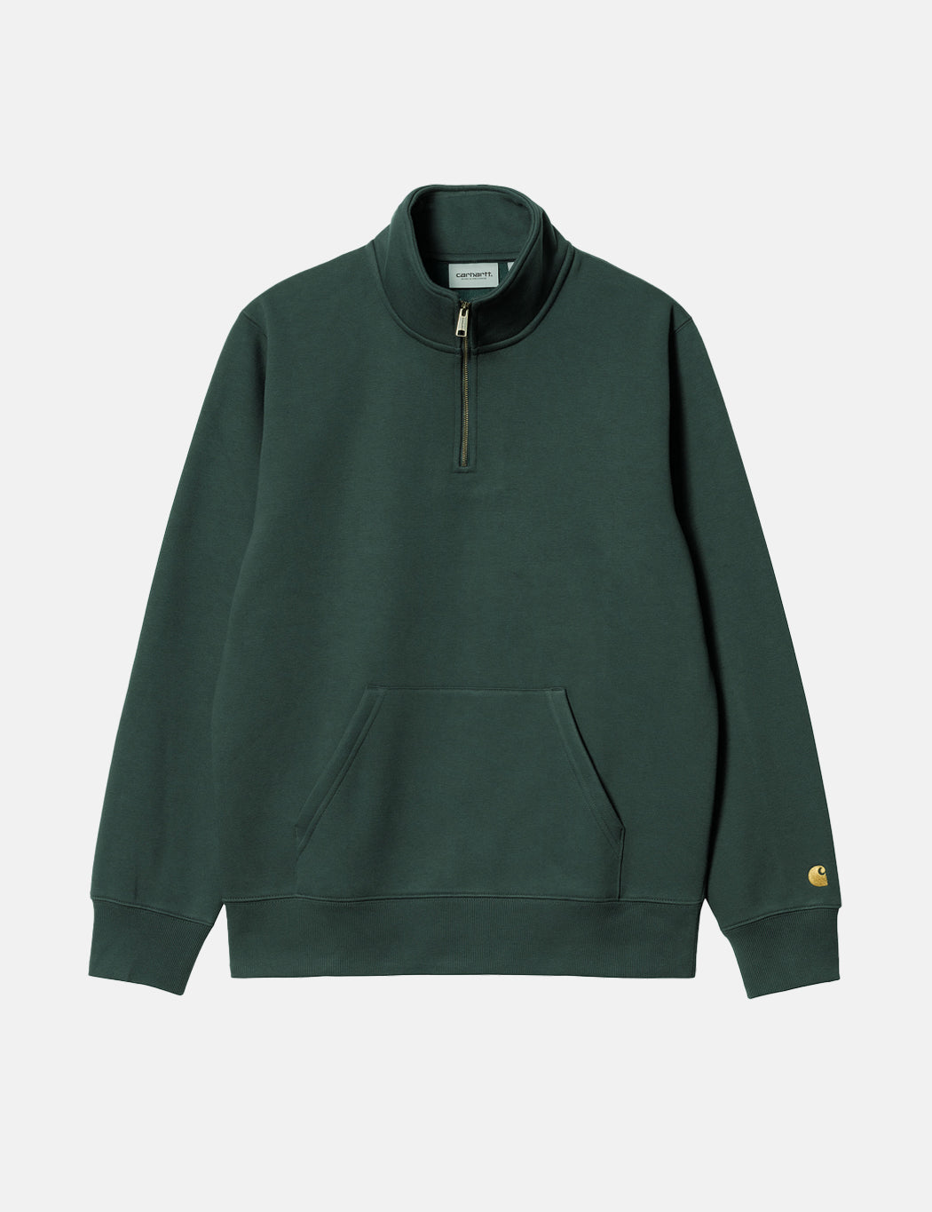 Sweat-shirt zippé Chase Neck - Vert genévrier