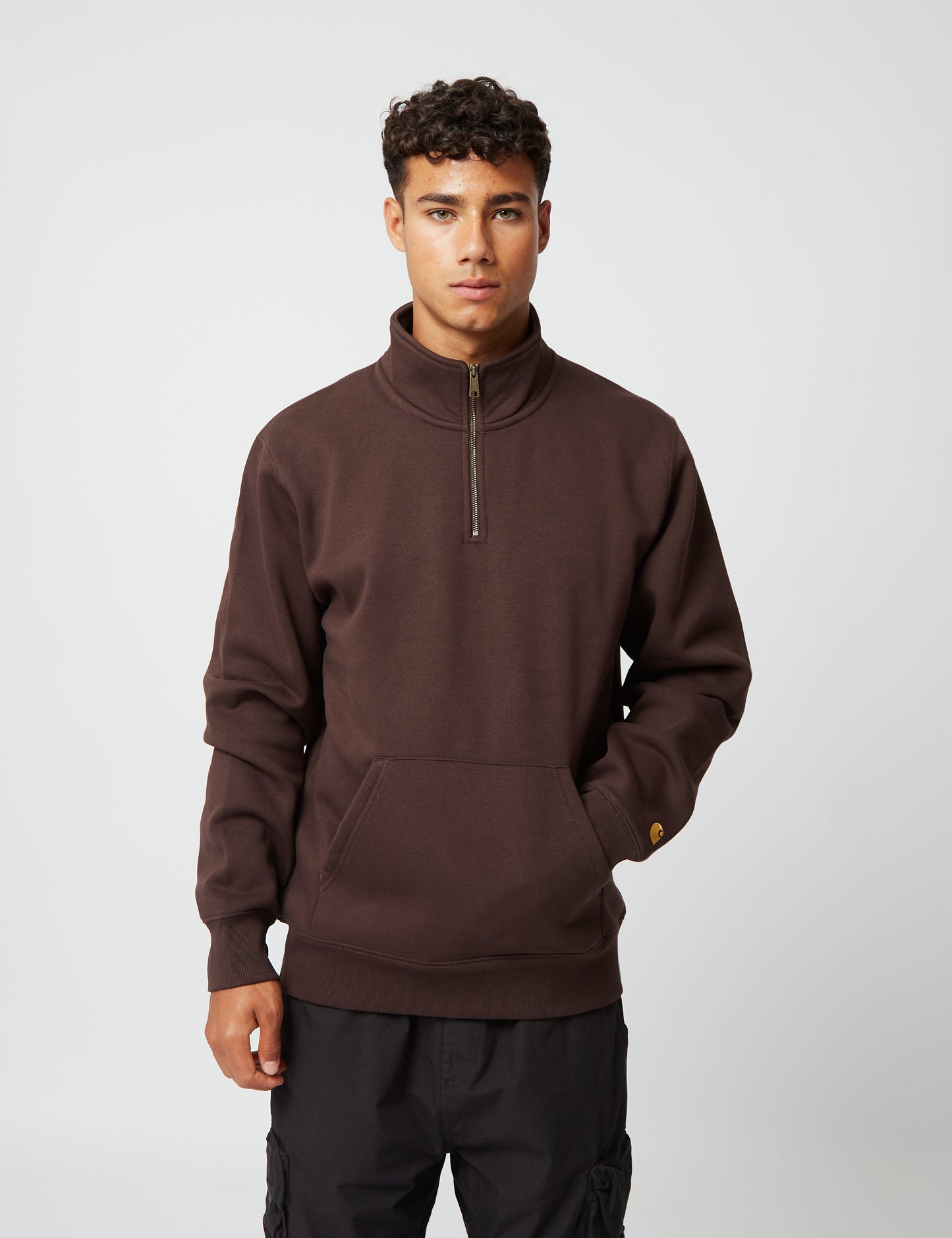 Sweat-shirt zippé Chase Neck - Discovery Green