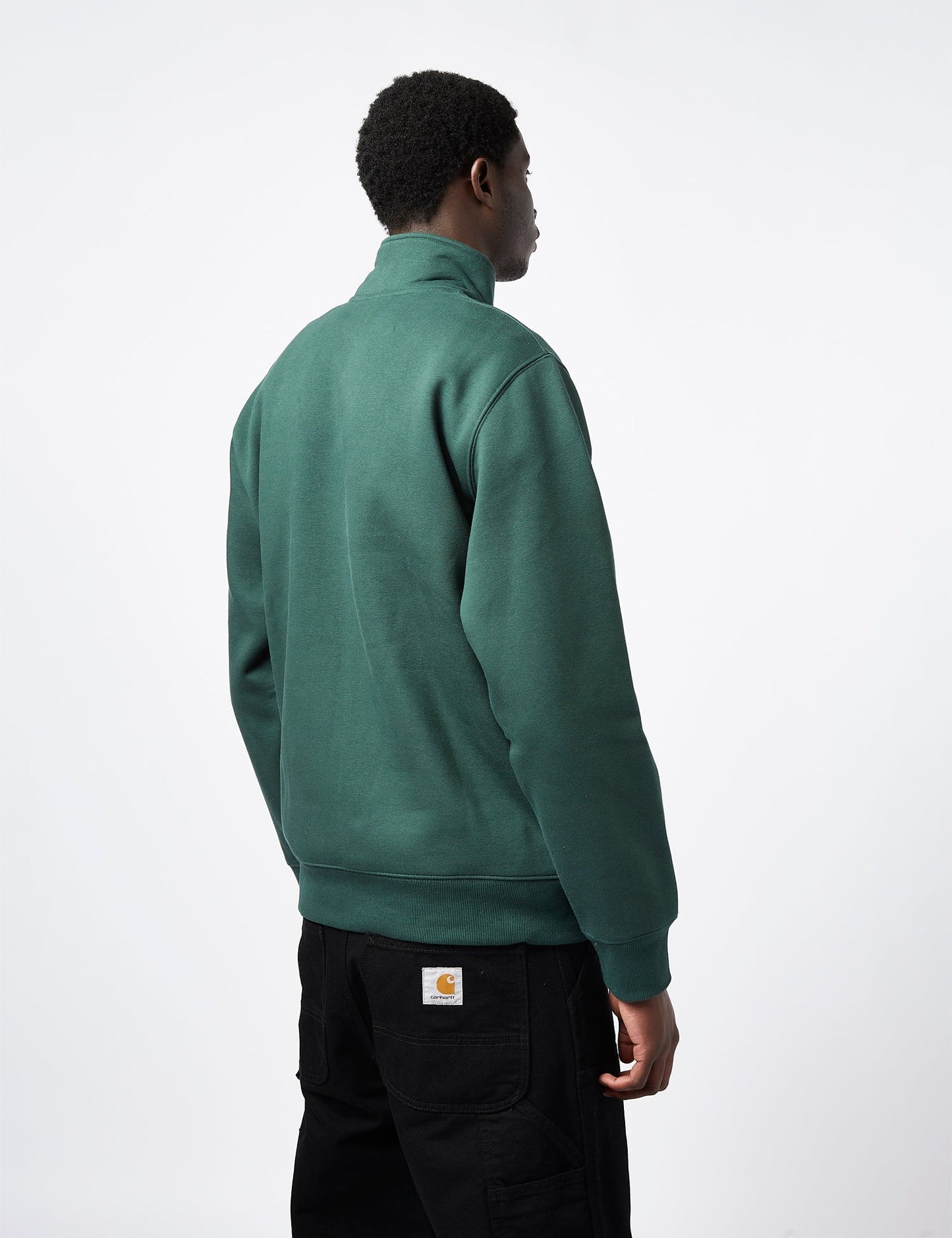 Sweat-shirt zippé Chase Neck - Discovery Green