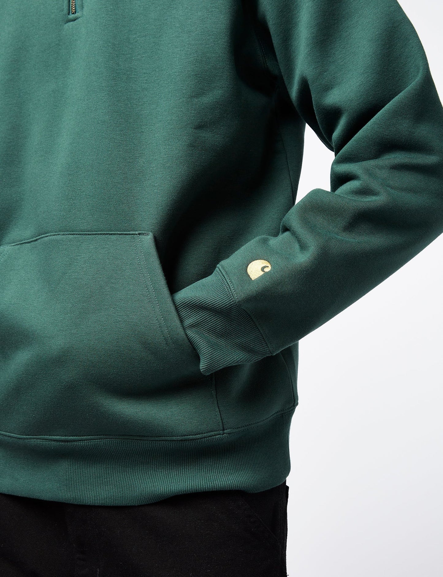 Sweat-shirt zippé Chase Neck - Discovery Green