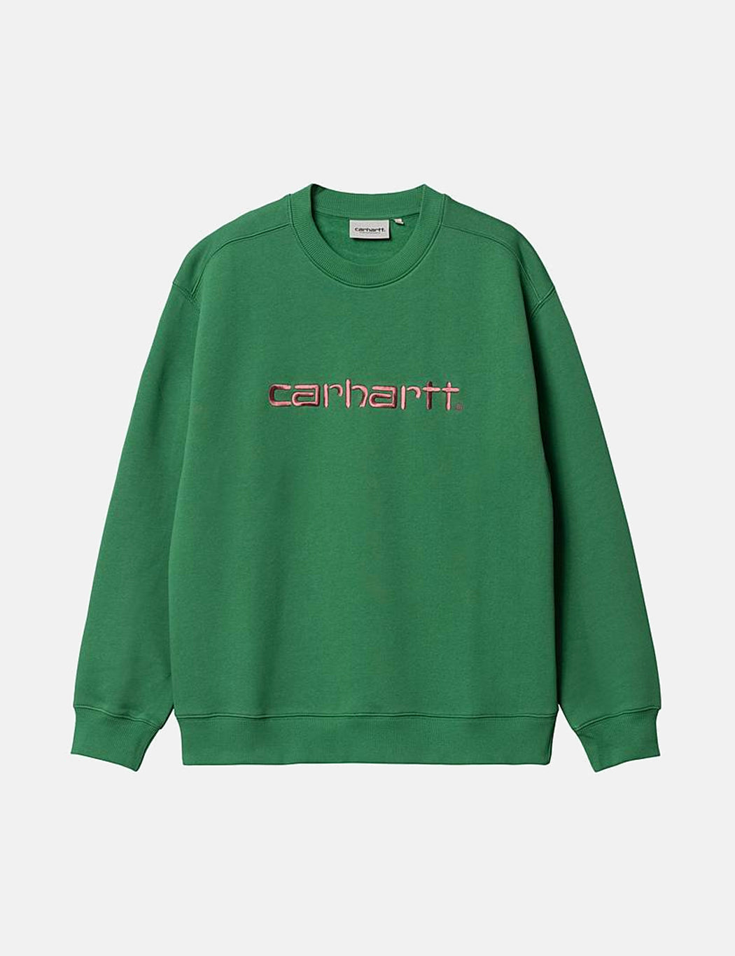 Damen-Sweatshirt – Bonsai Grün/Misty Blush Pink