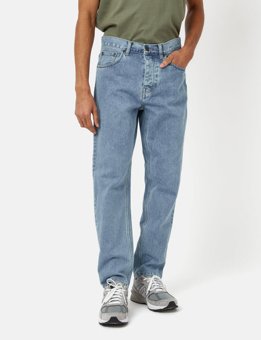 Newel Pant (Relaxed, Stone Bleached) – Blau