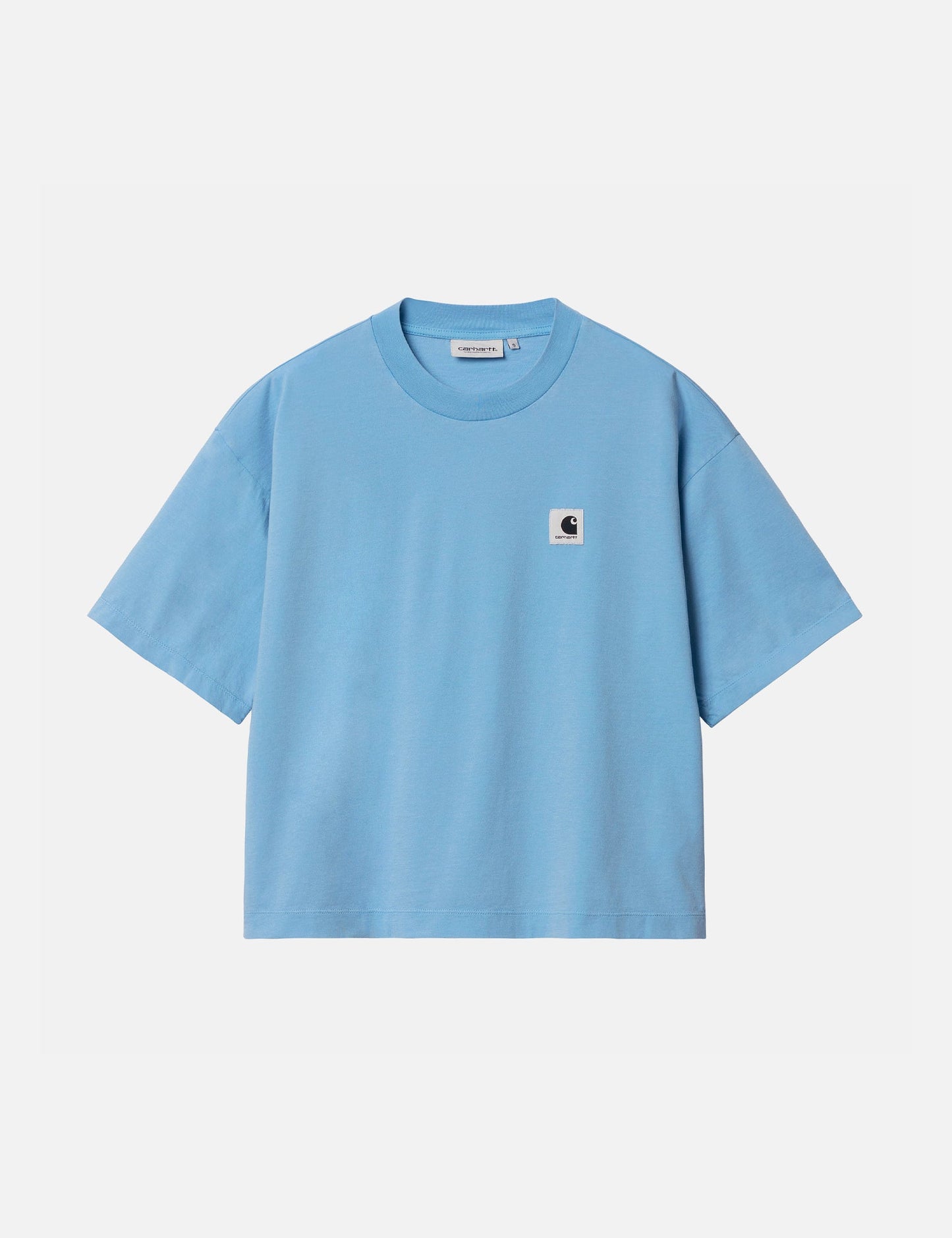 Damen-T-Shirt Nelson (weit geschnitten) – Poolblau