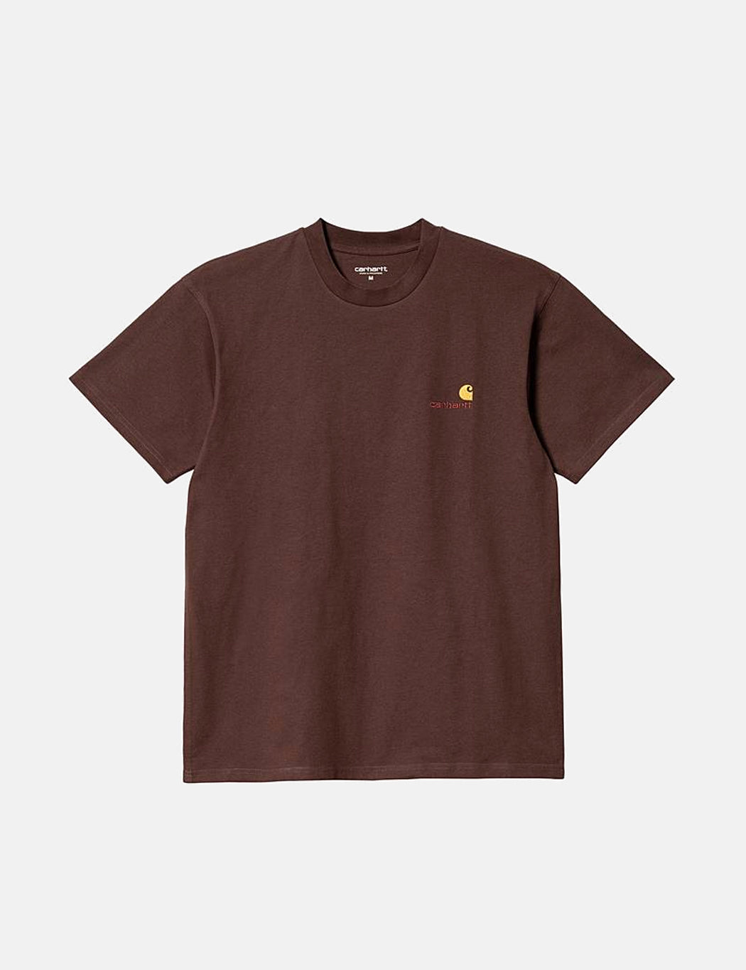 T-shirt American Script - Brun ale