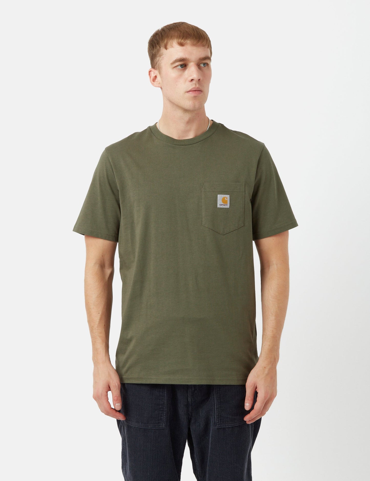 Taschen-T-Shirt (Regular) - Beryll