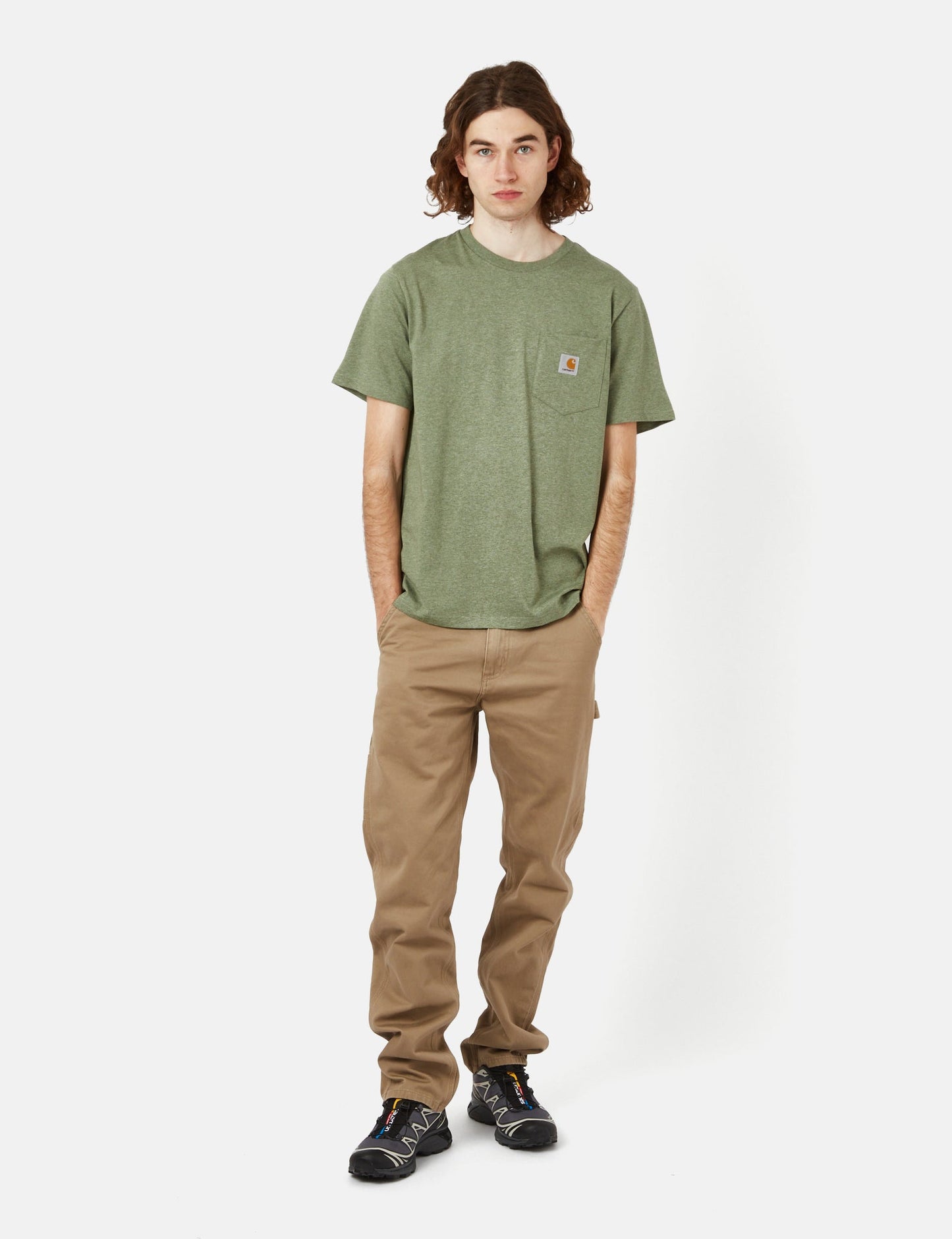 Taschen-T-Shirt (Regular) – Yucca Green Heather