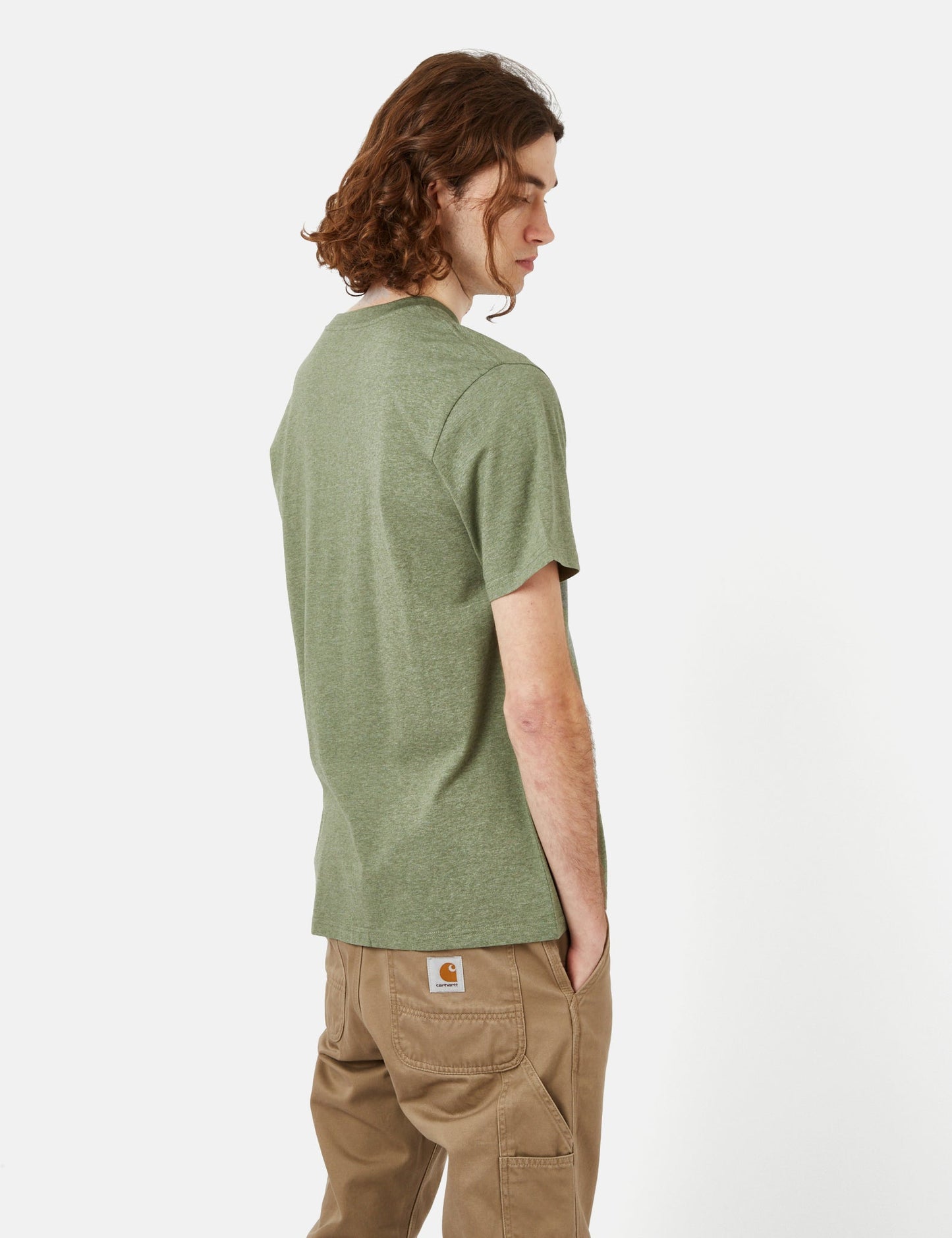 Taschen-T-Shirt (Regular) – Yucca Green Heather
