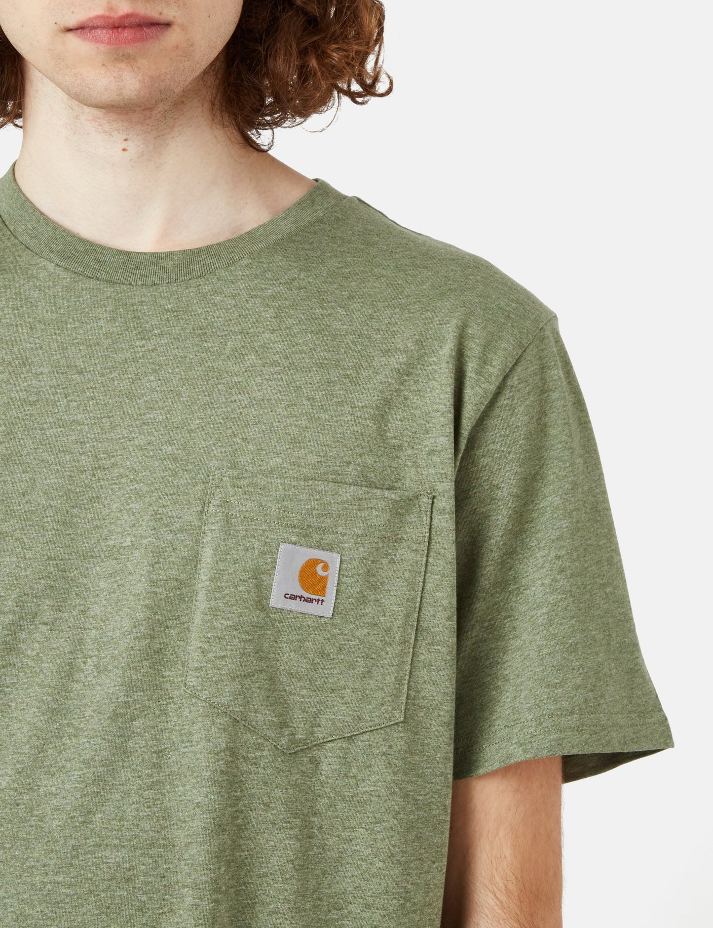 Taschen-T-Shirt (Regular) – Yucca Green Heather