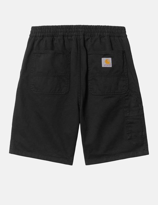 Flint Short – Schwarz Stückgefärbt