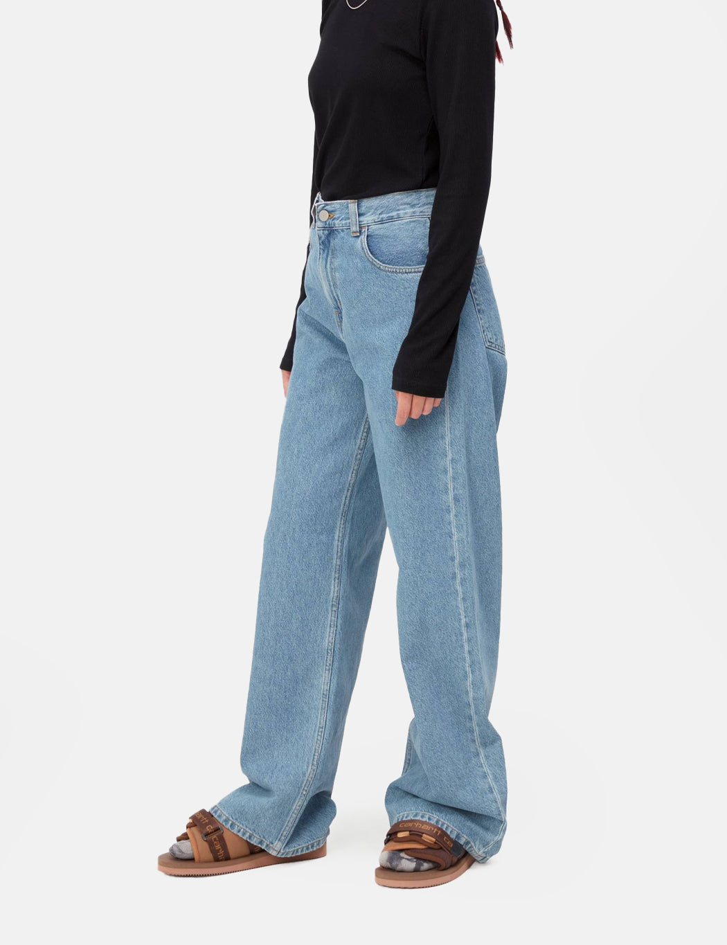 Damen Jane Hose (Loose) – Heavy Stone Wash Blue