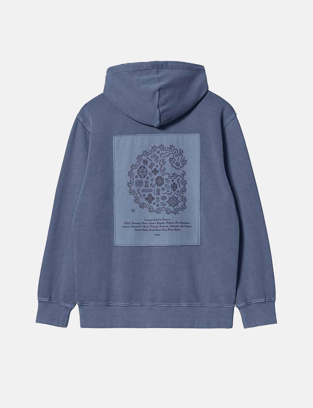 Kapuzenpullover Verse Patch – Enzianblau