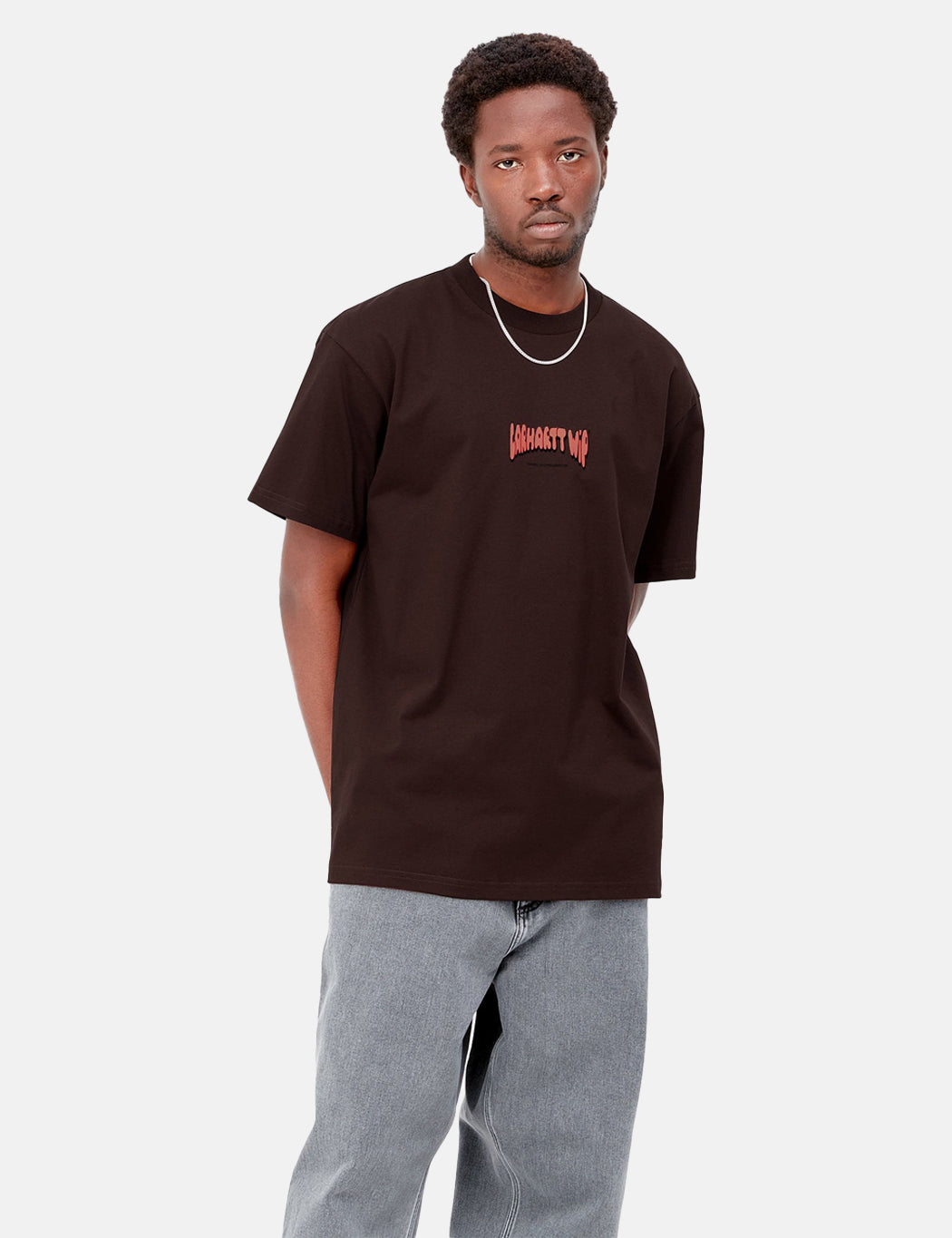 T-shirt Bubble Script - Ale Brown
