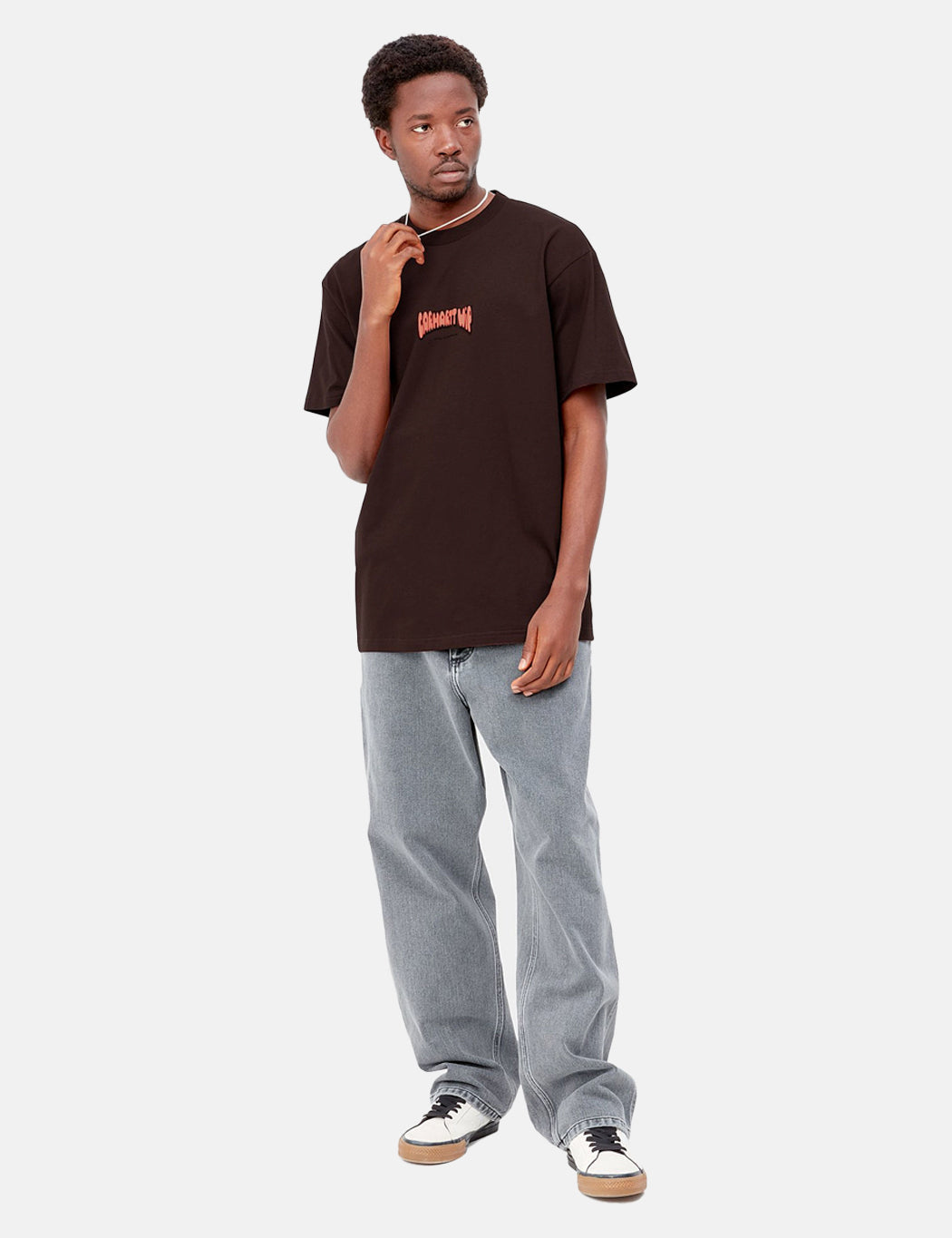 T-shirt Bubble Script - Ale Brown