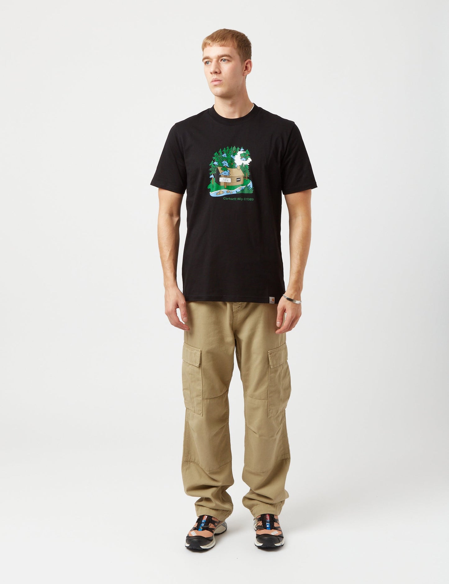 Kabinen-T-Shirt – Schwarz