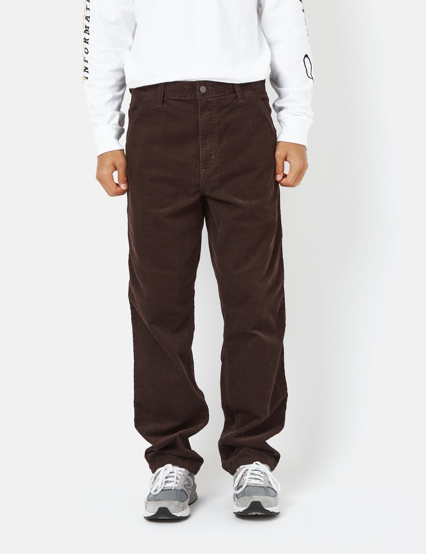 Single Knee Pant (Cord) - Dark Umberbraun