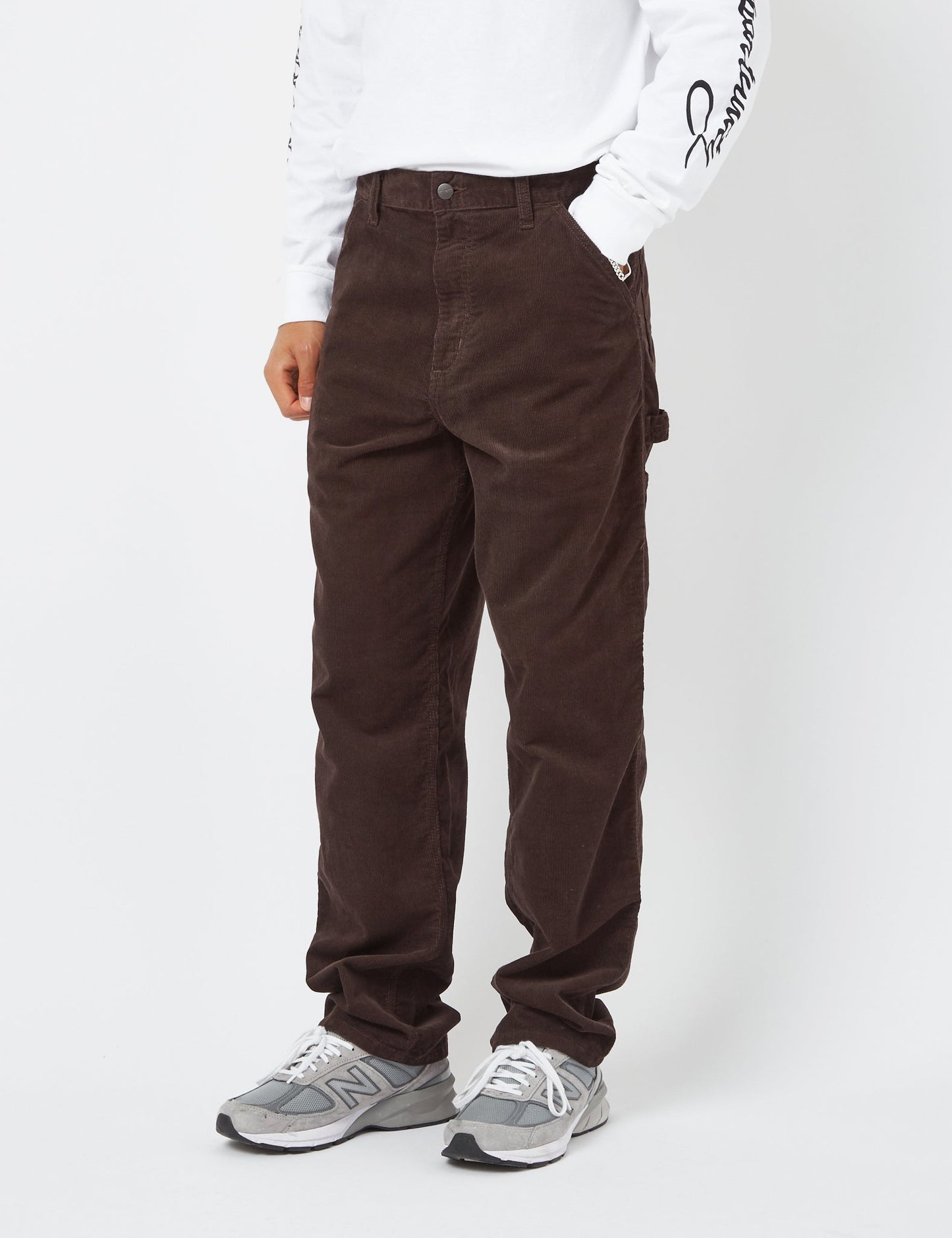 Single Knee Pant (Cord) - Dark Umberbraun