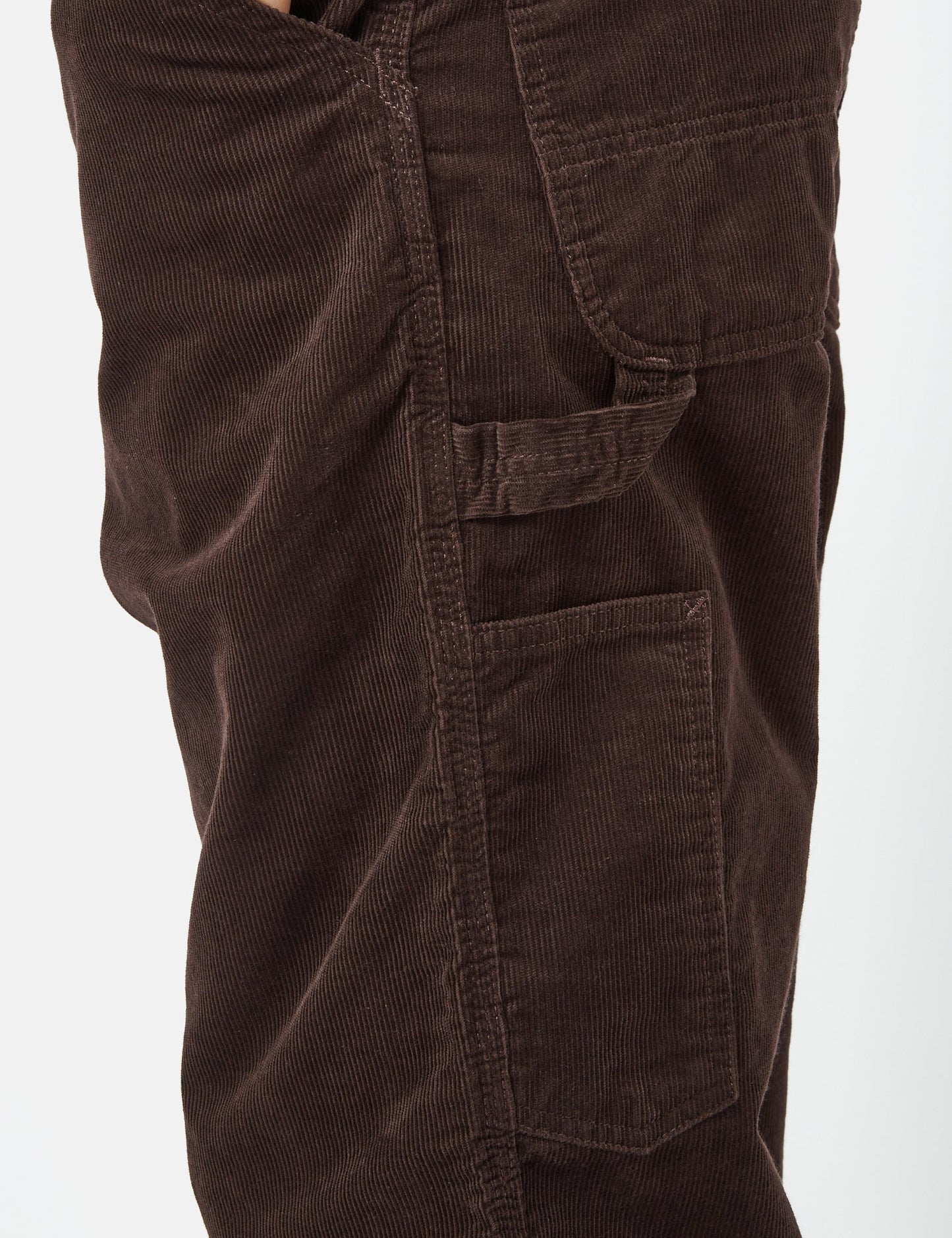 Single Knee Pant (Cord) - Dark Umberbraun