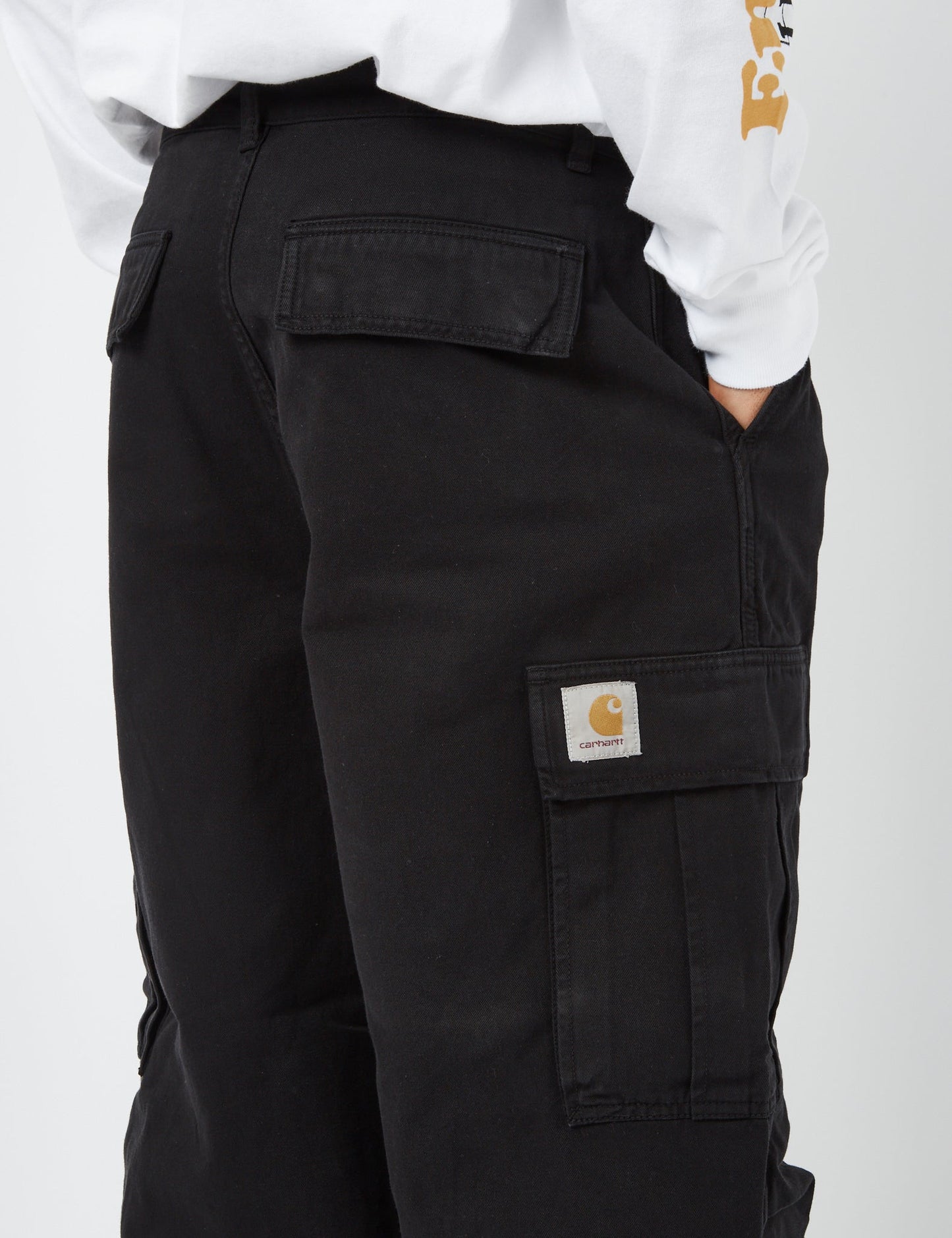 Cole Cargo Pant - Black Rinsed