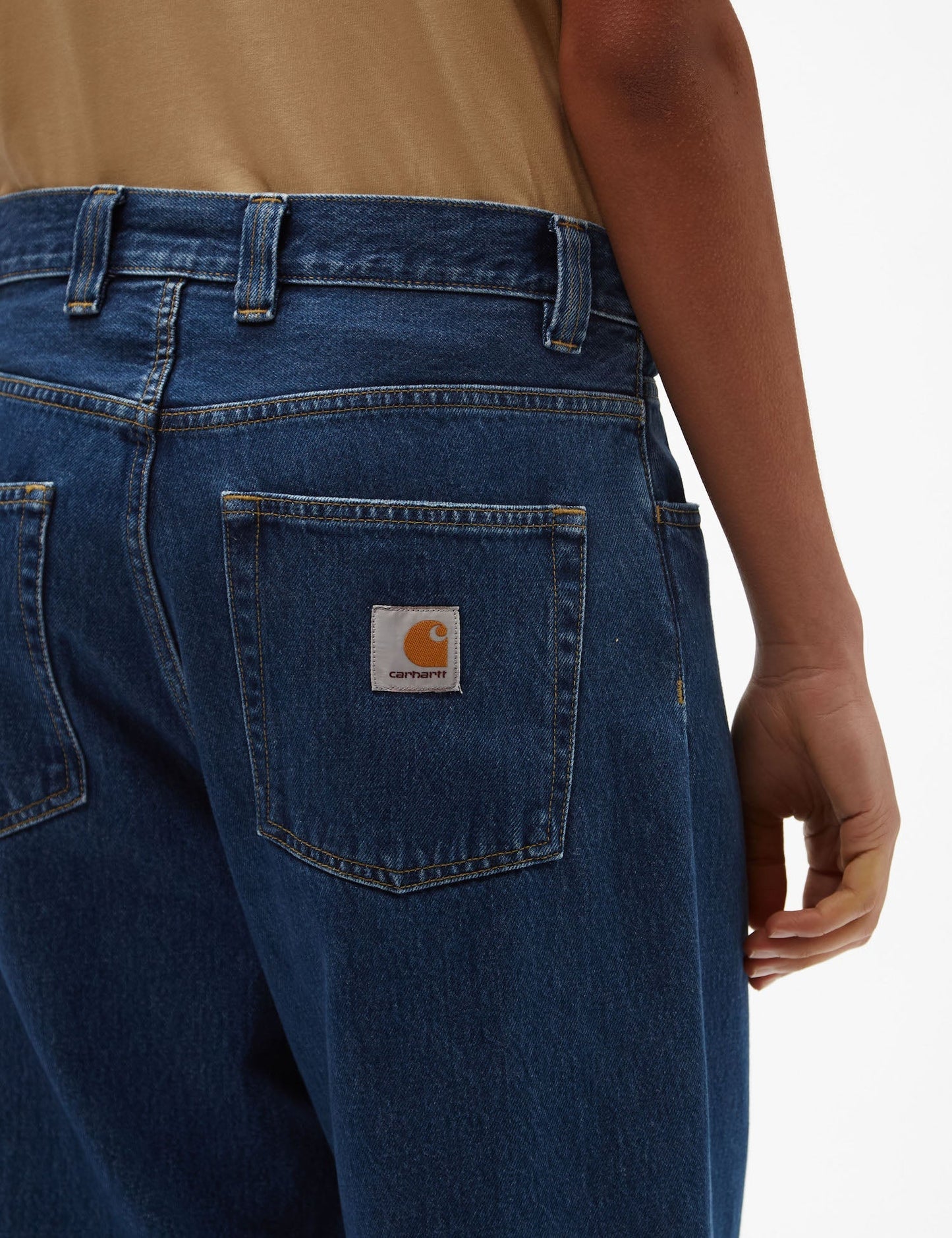 Brandon Hose - Blau Steingewaschen