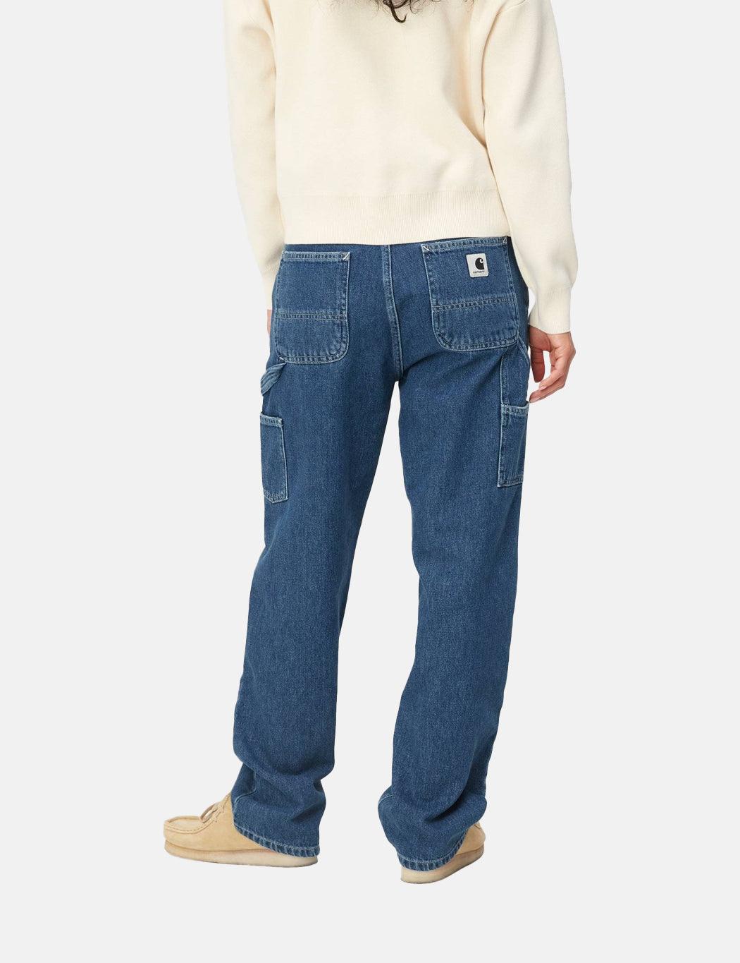 Damen Pierce Hose (Gerade) – Heavy Stone Wash Blue