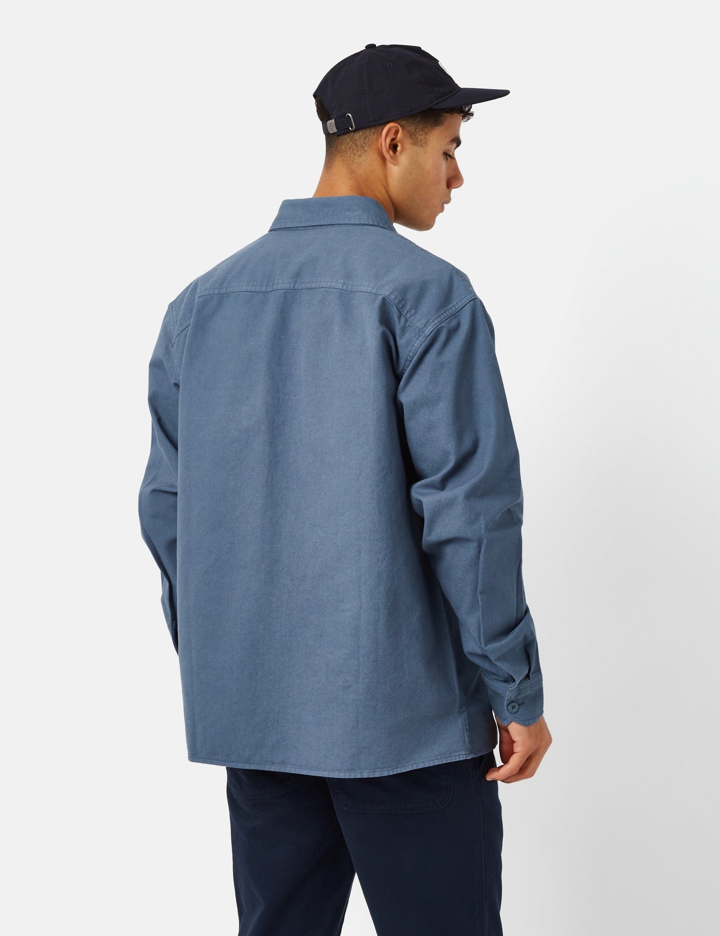 Hemdjacke Reno (Garment Dyed) – Sturmblau