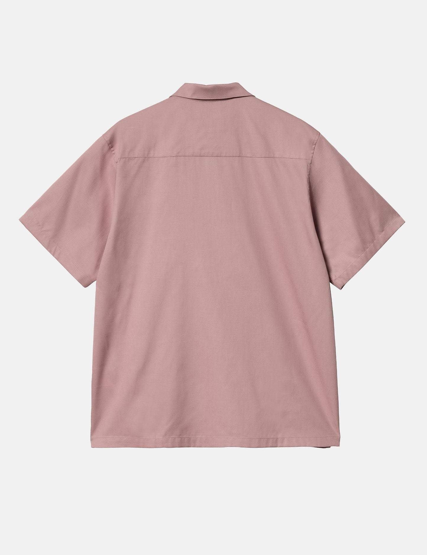 Chemise Delray à manches courtes - Rose nacré/Noir
