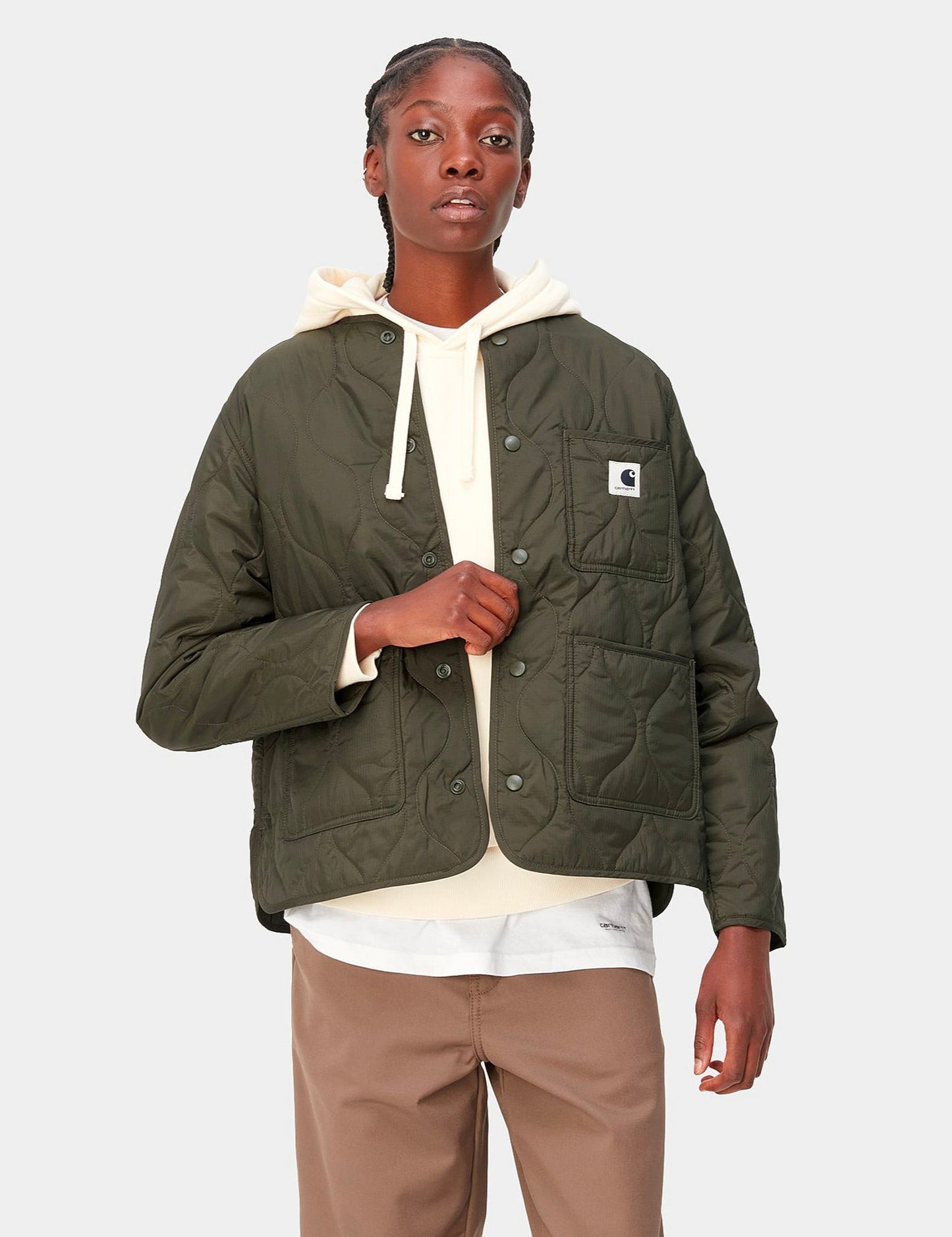 Veste doublée Skyler pour femme - Vert végétal