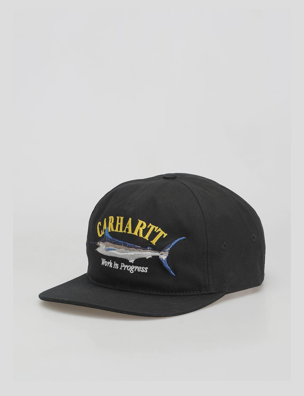 Casquette 6 panneaux Marlin - Noir