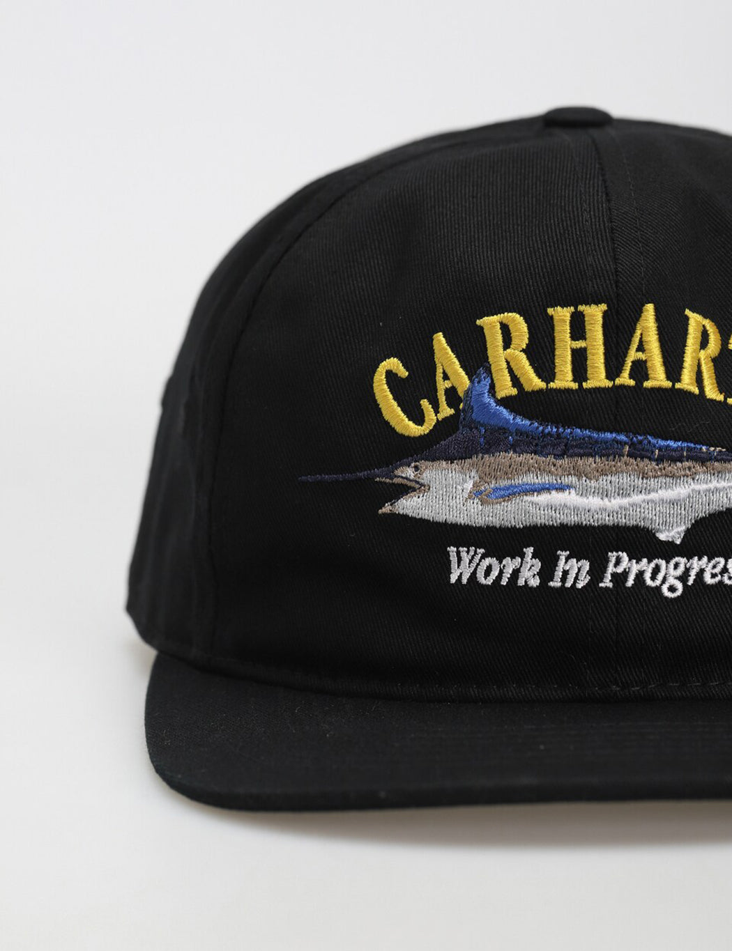 Casquette 6 panneaux Marlin - Noir