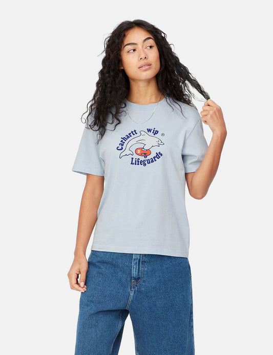 T-shirt de Sauveteuse (Bio) - Bleu Icare