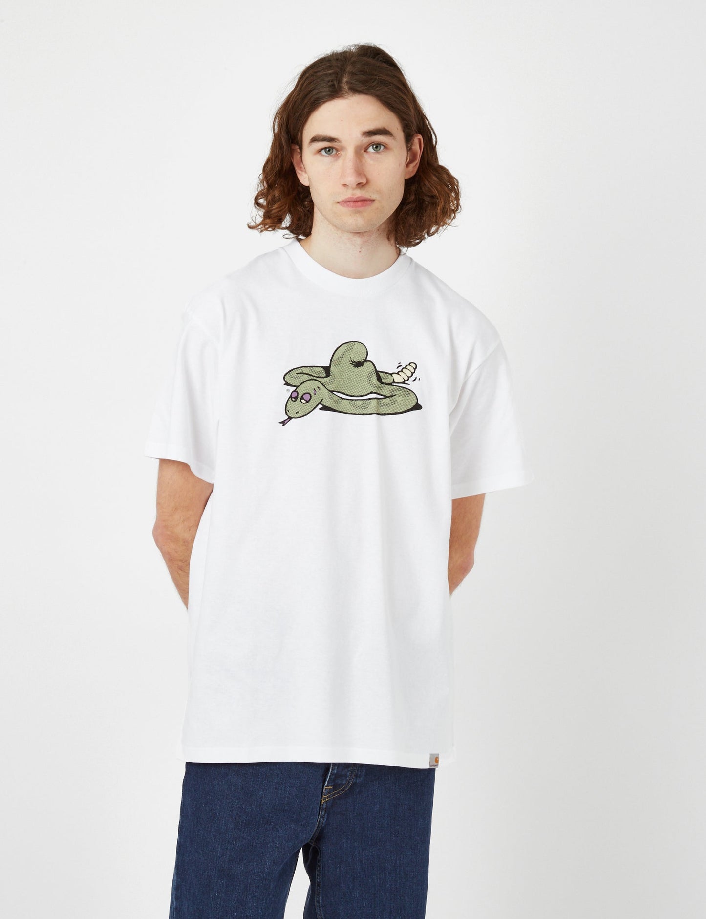 T-shirt Serpent (Bio) - Vert Aqua