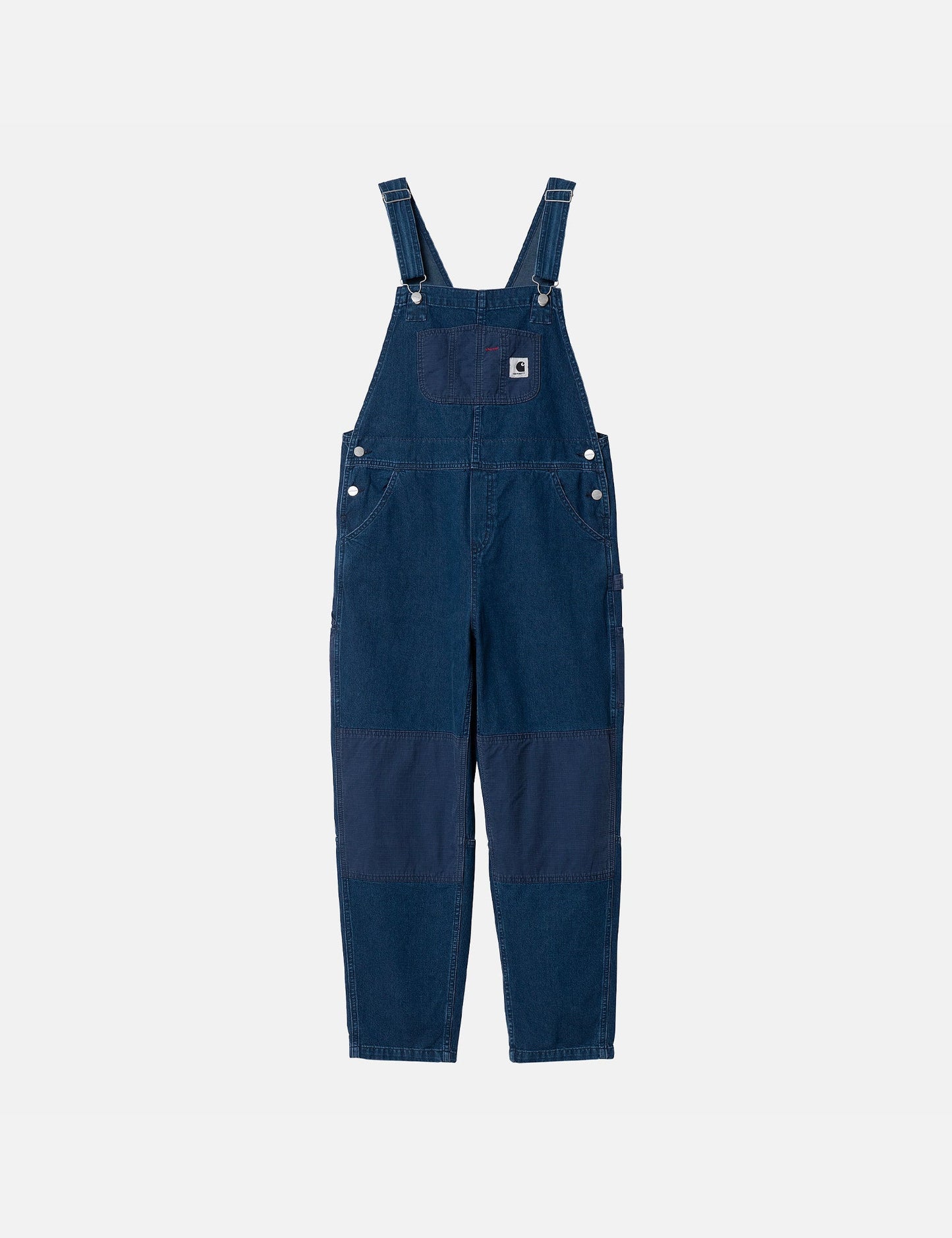 Alma Latzhose aus Denim für Damen (locker geschnitten) – Blue Stone Washed